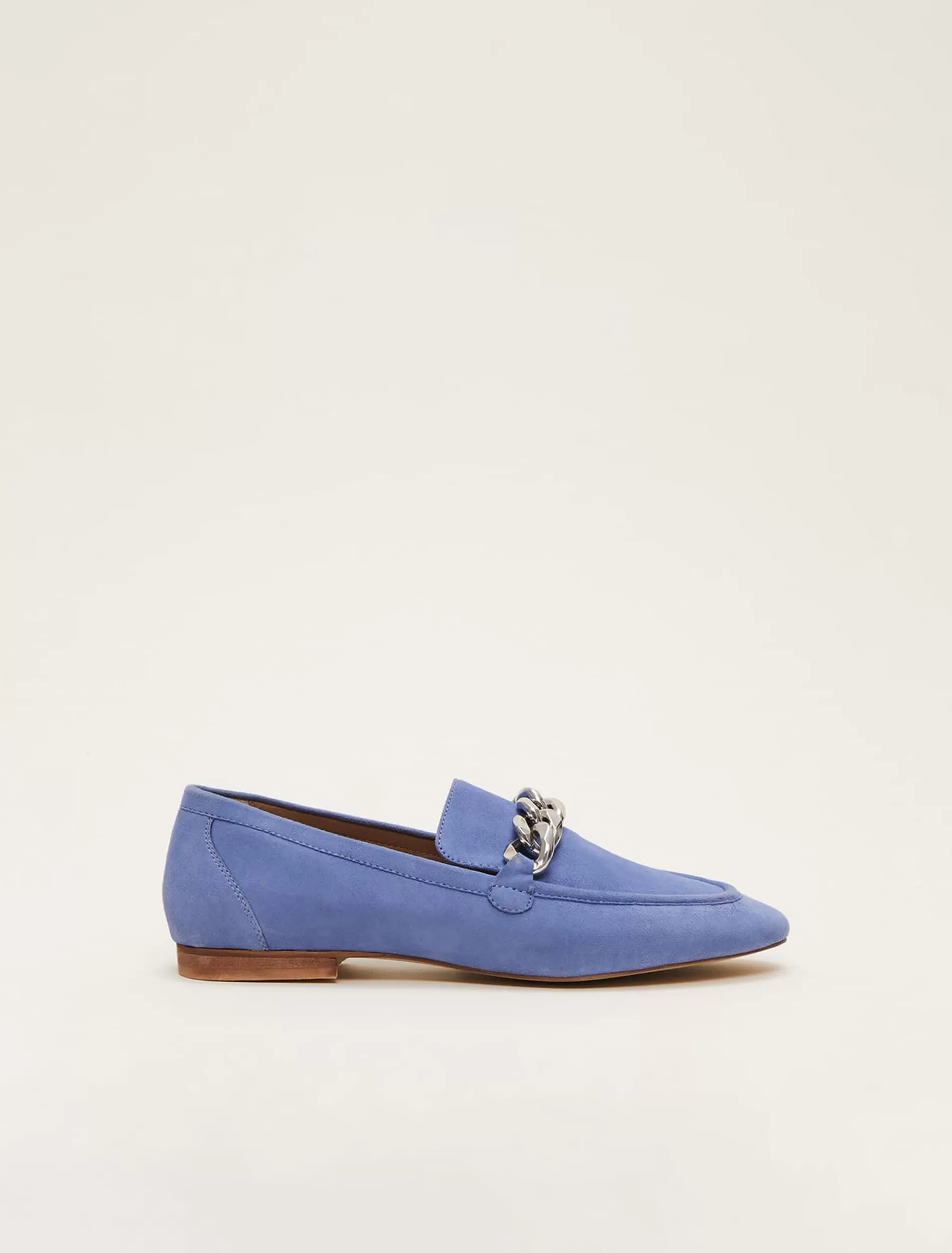 Phase Eight Chain Detail Loafer Shoe Blue Cheap