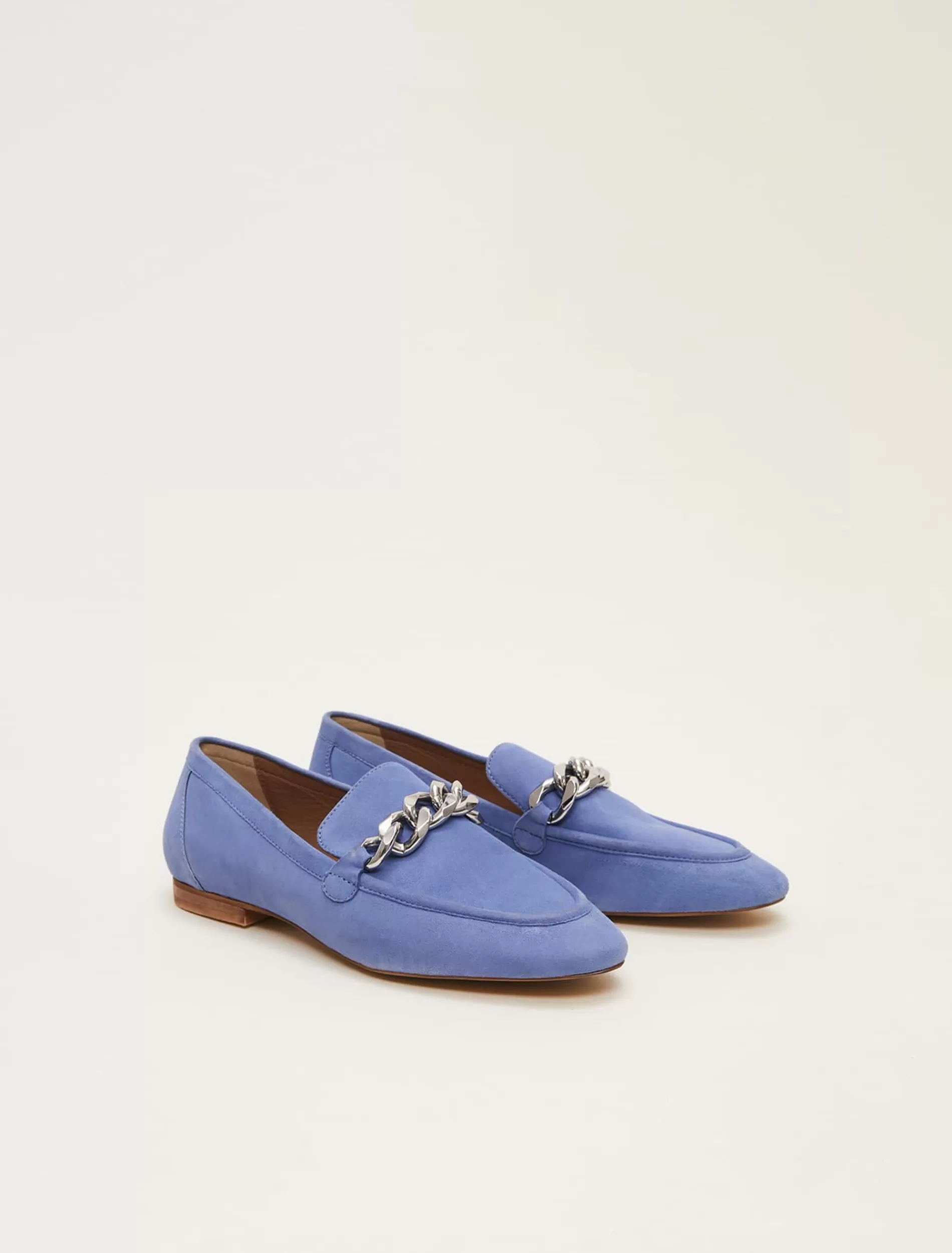 Phase Eight Chain Detail Loafer Shoe Blue Cheap
