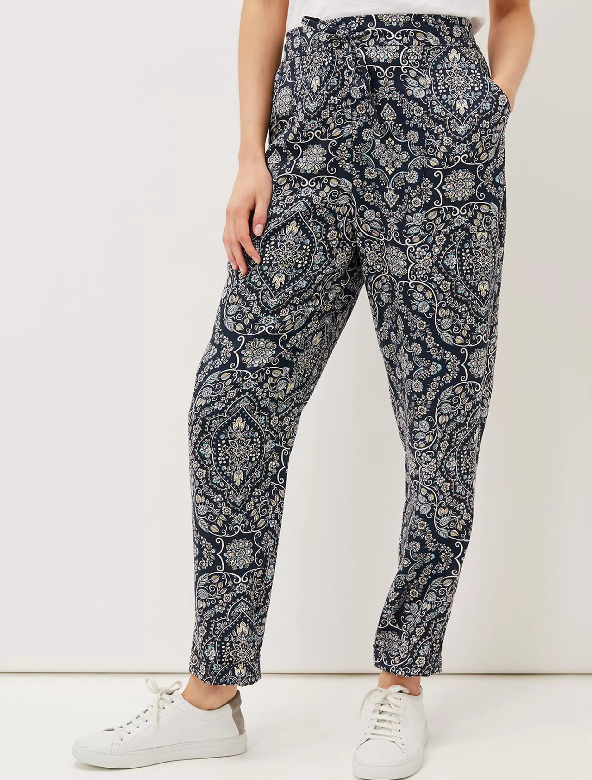 Phase Eight Charlene Paisley Jogger Cherry/Multi Fashion