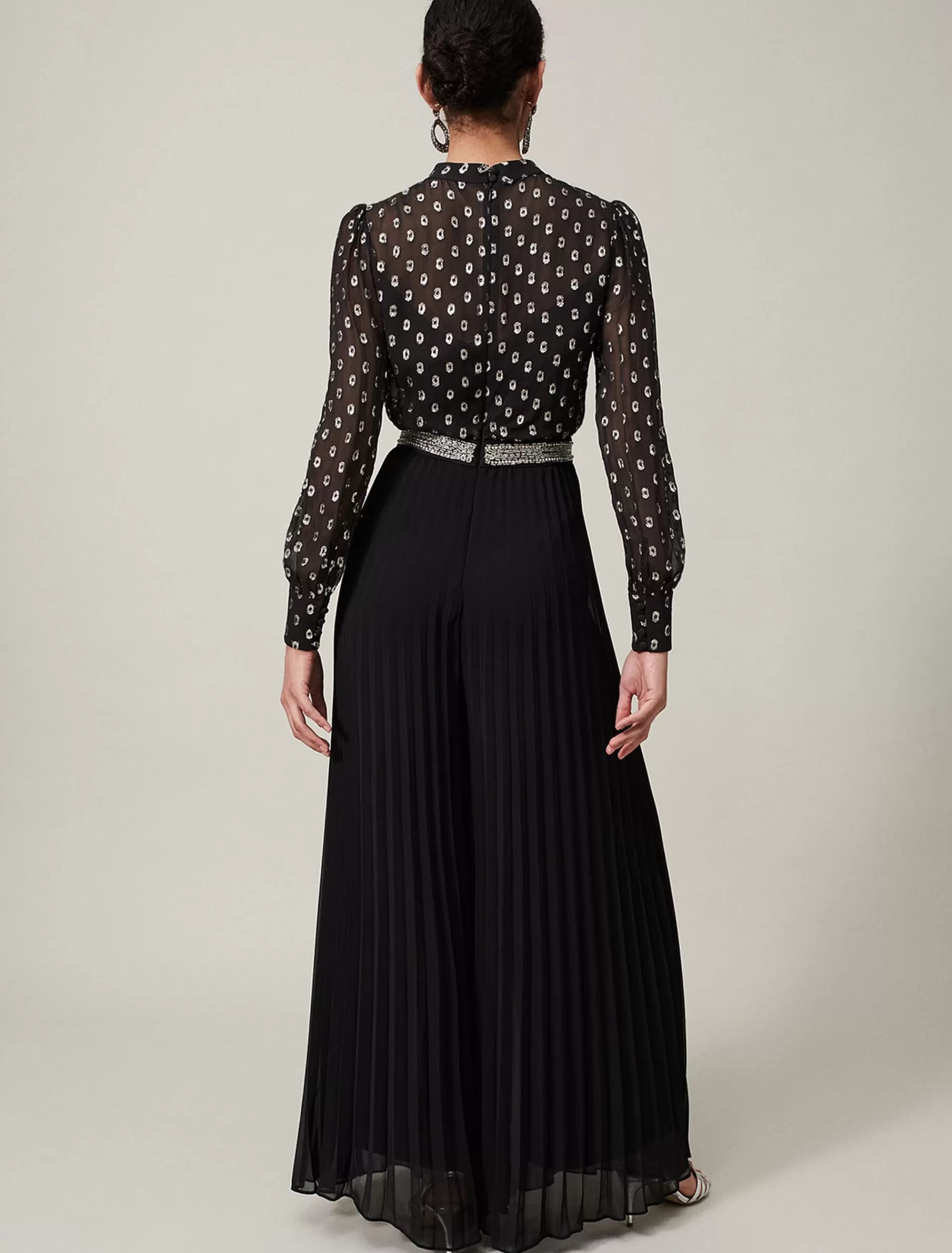 Phase Eight Charley Pleated Jumpsuit Black Shop