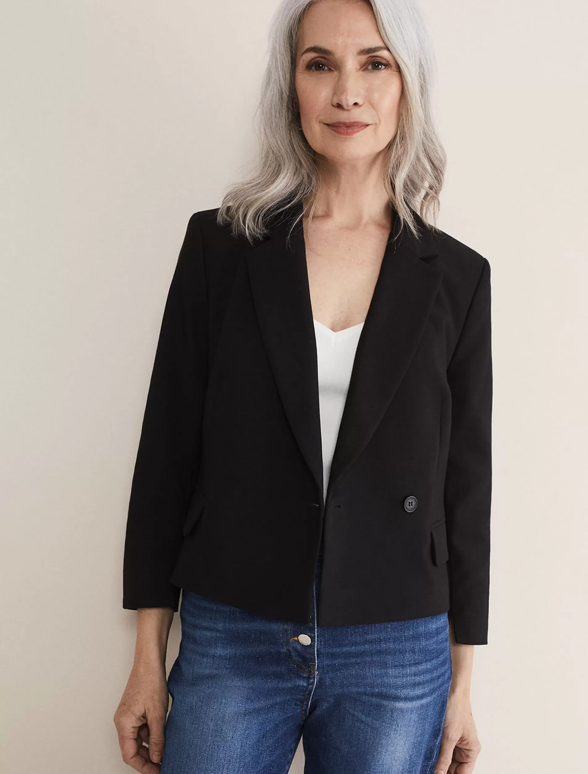 Phase Eight Christine Blazer Black Flash Sale