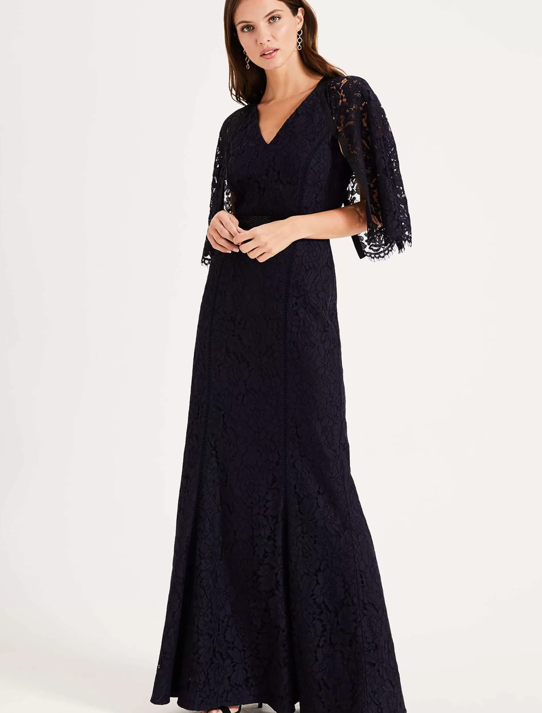 Phase Eight Cianna Lace Maxi Dress Midnight Store