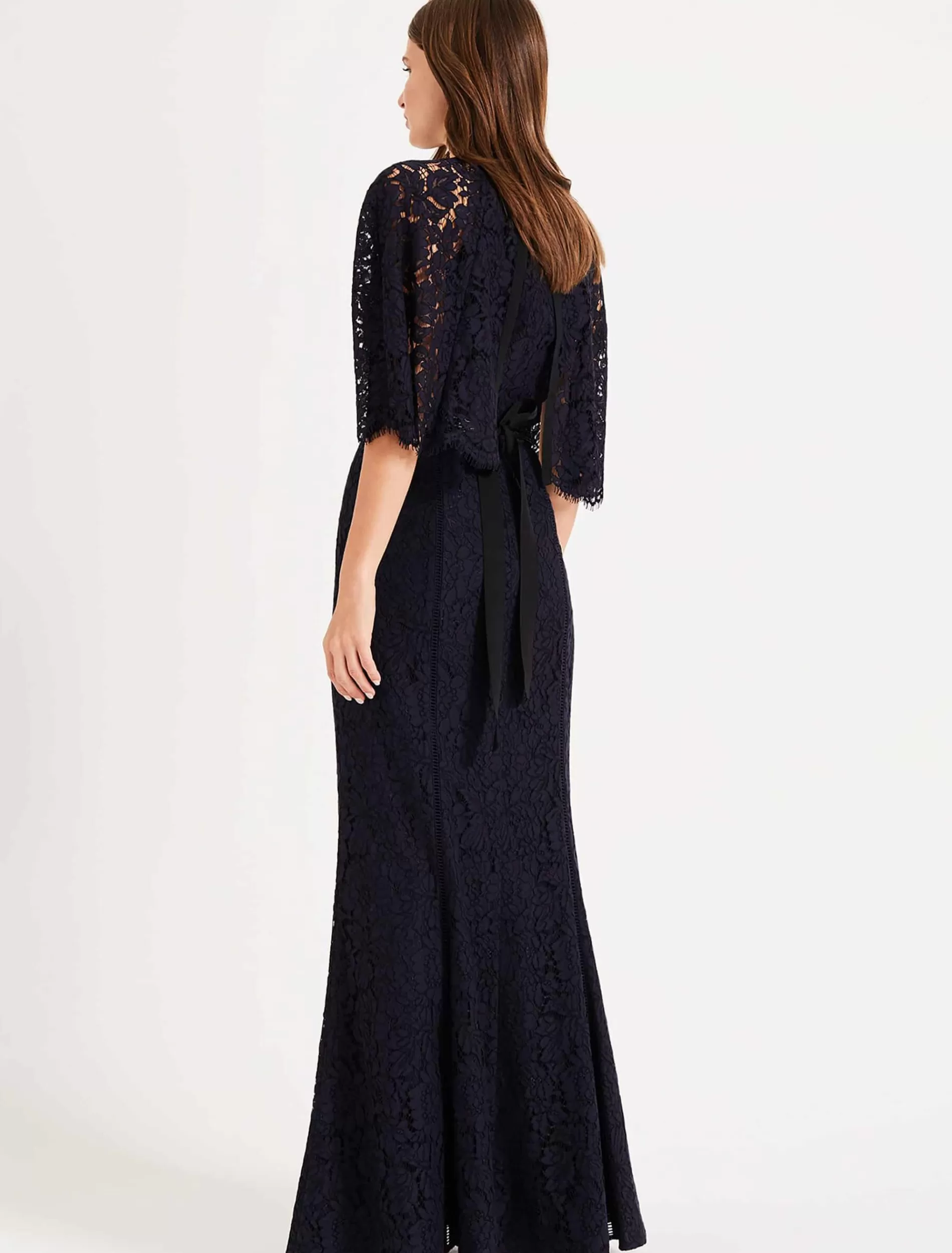 Phase Eight Cianna Lace Maxi Dress Midnight Store