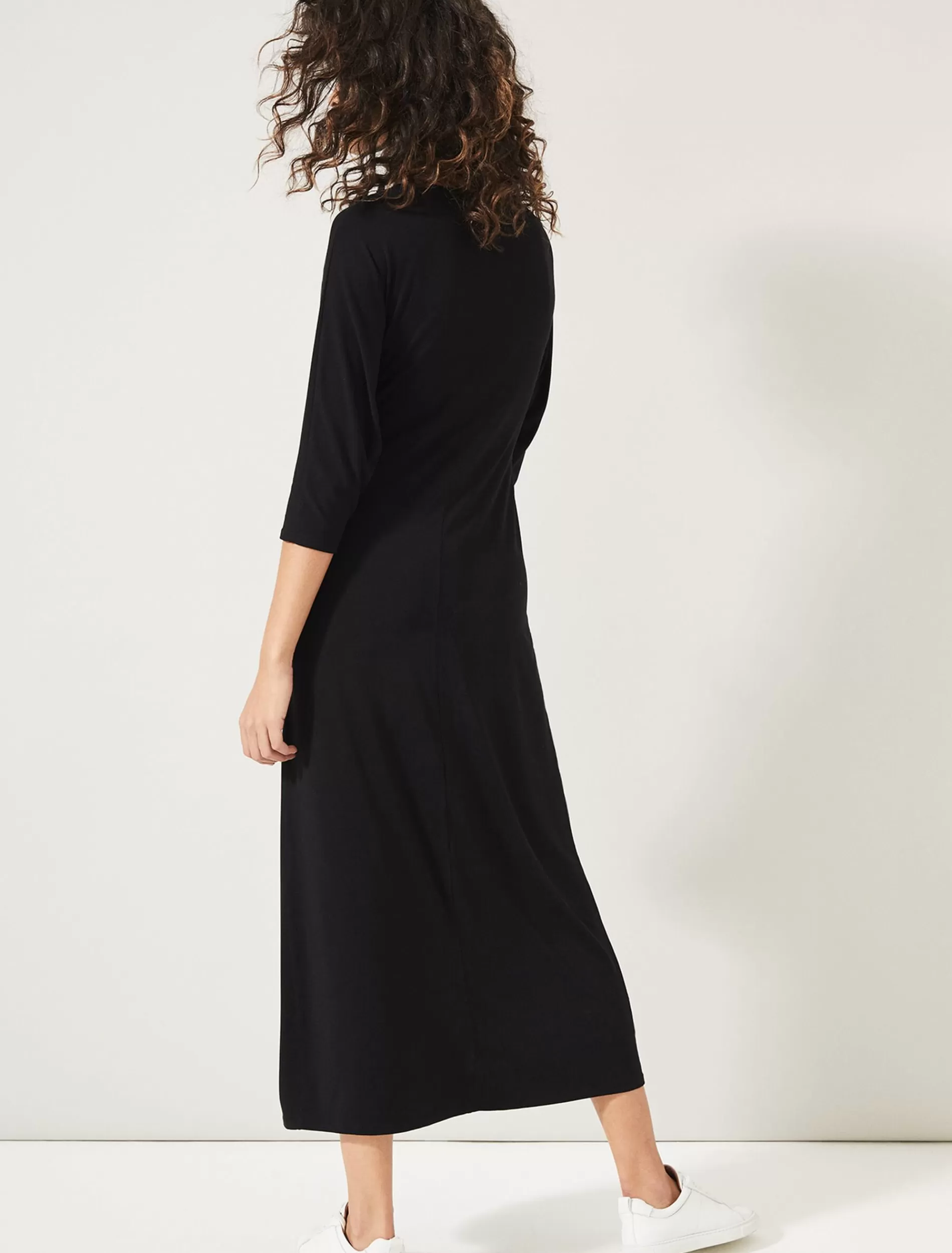 Phase Eight Cindy Tie Front Jersey Dress Black Best Sale