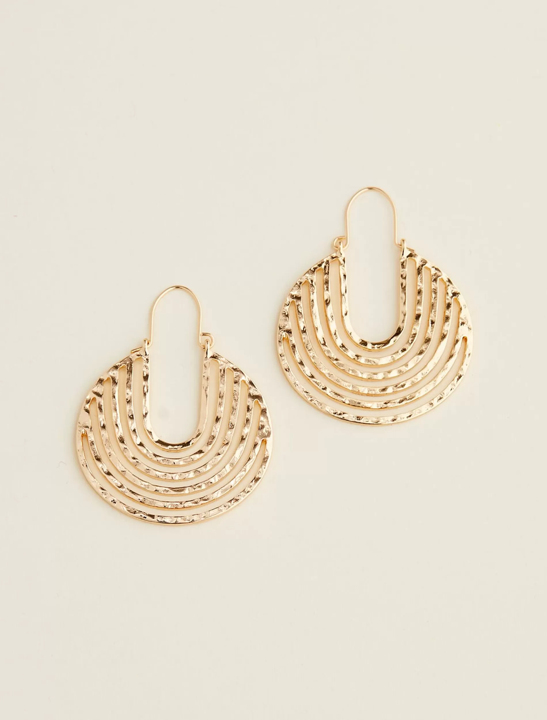 Phase Eight Circle Drop Earrings Gold Store