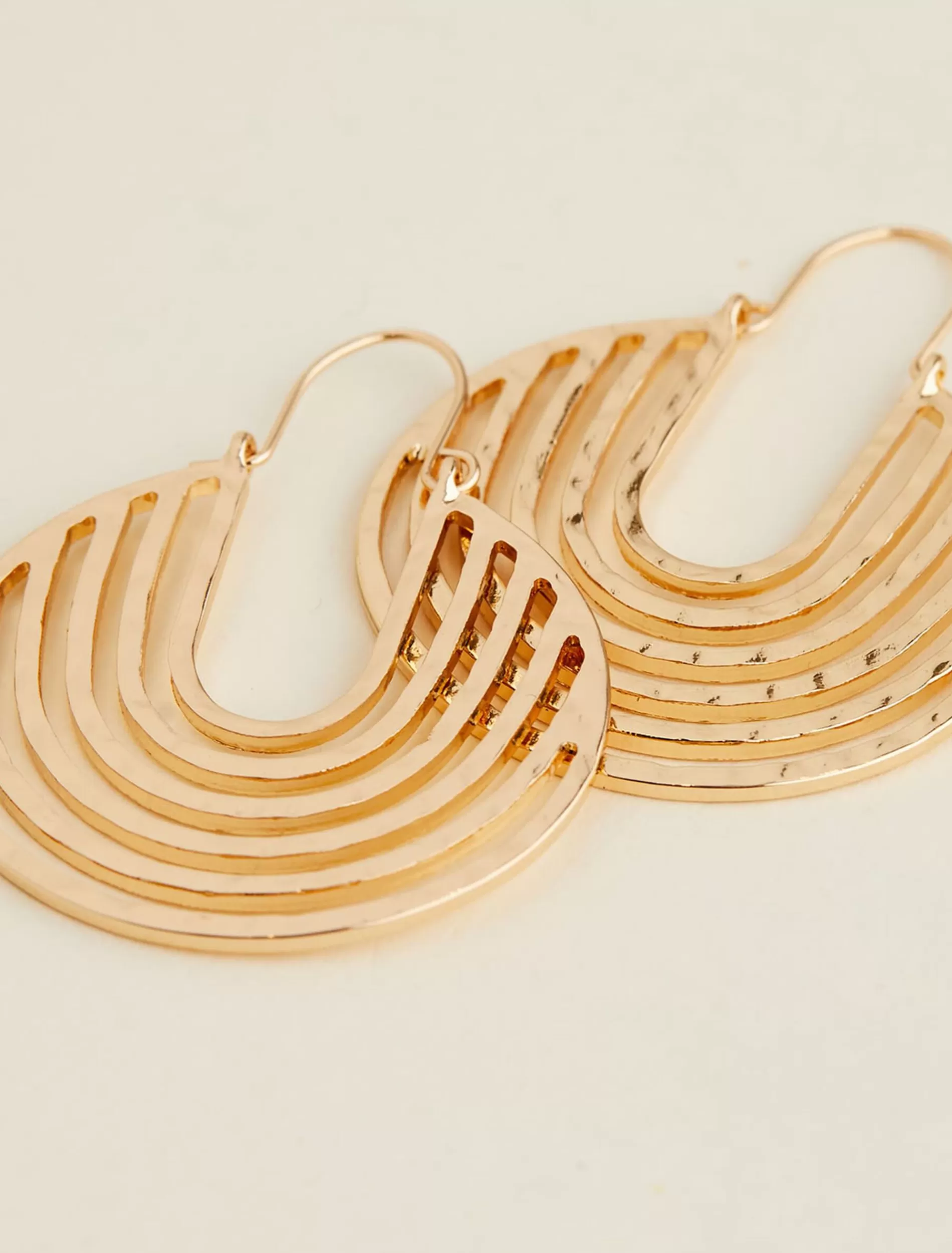 Phase Eight Circle Drop Earrings Gold Store