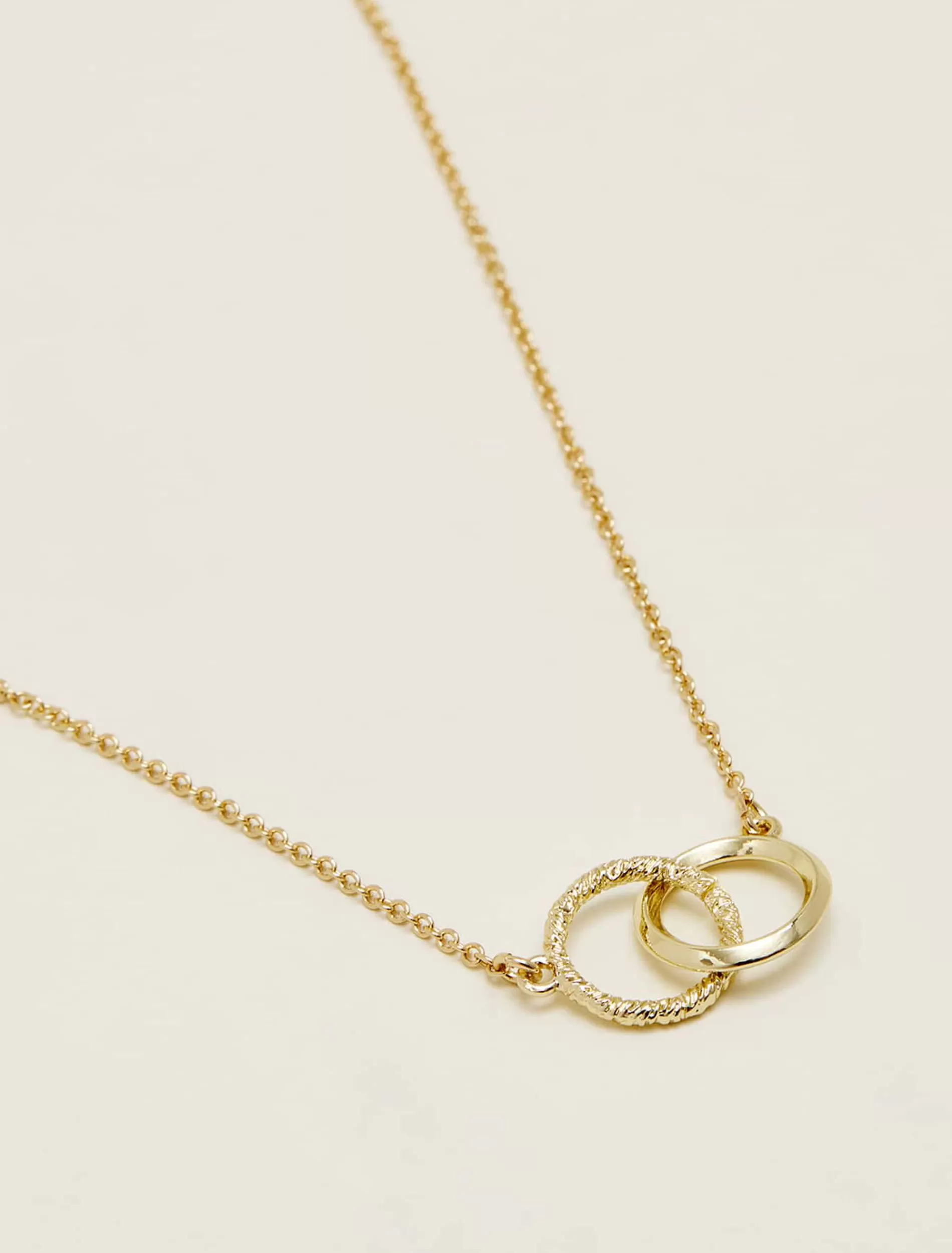 Phase Eight Circle Necklace Gold Online