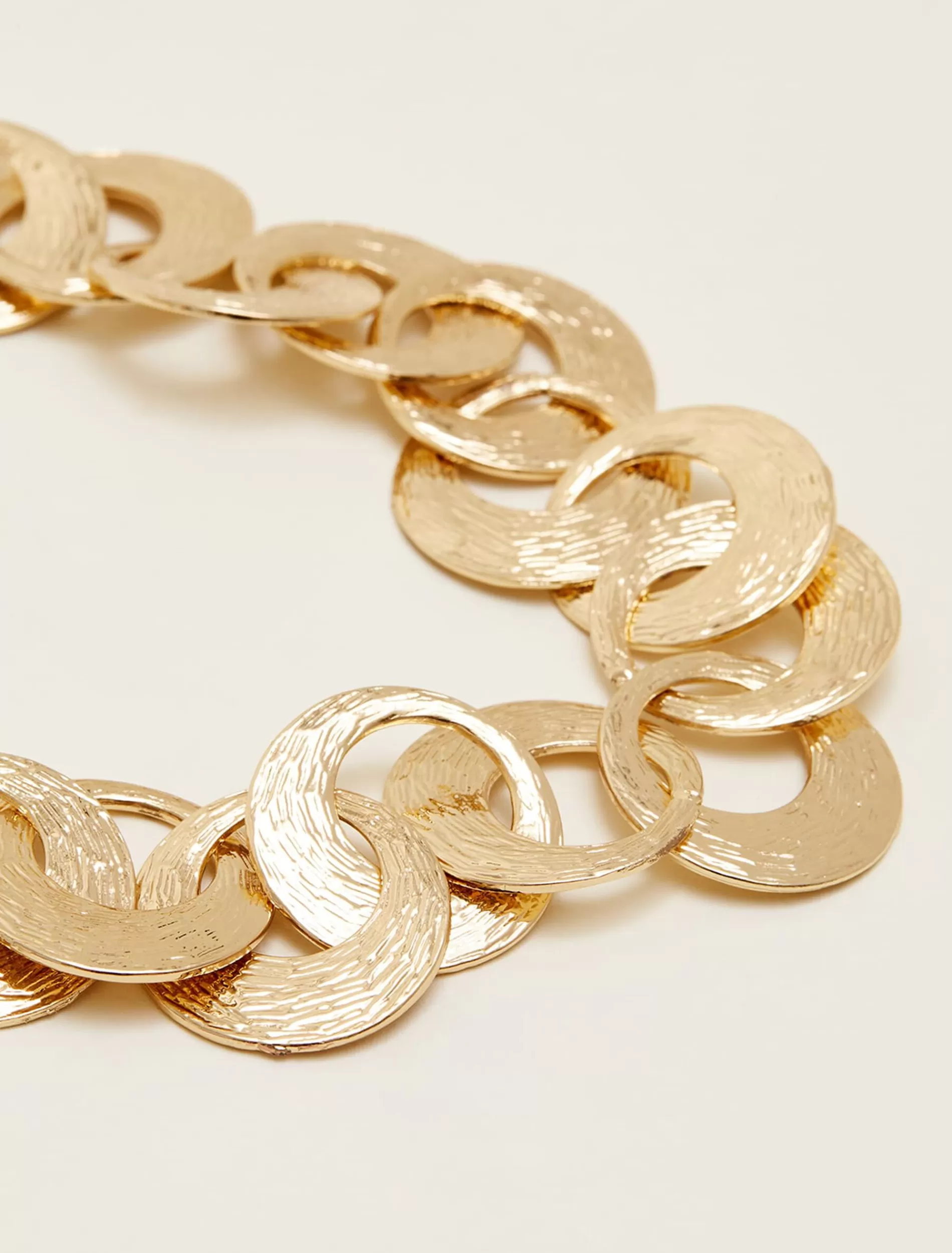 Phase Eight Circle Necklace Gold Flash Sale