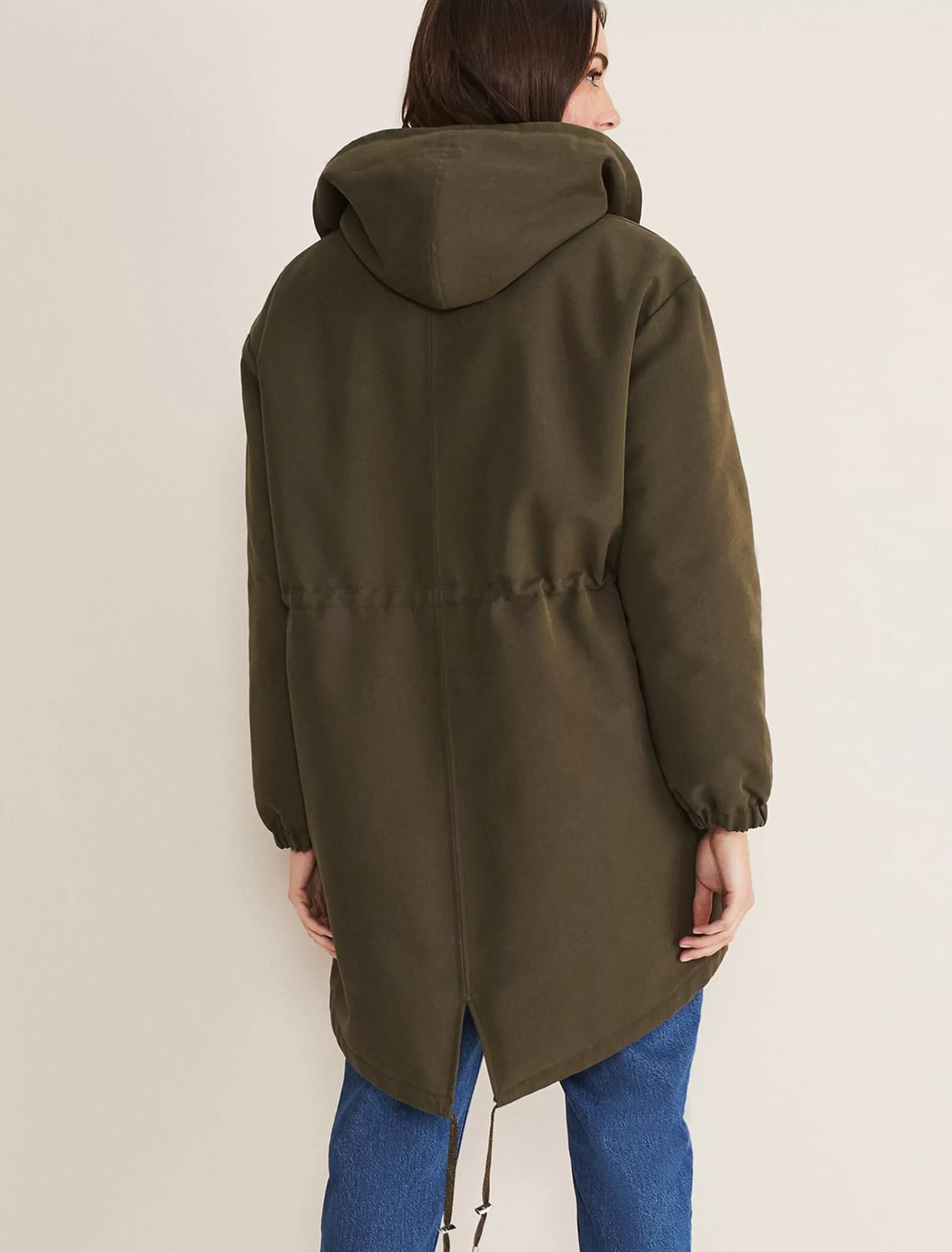 Phase Eight Clara Shower Proof Parka Olive Best Sale