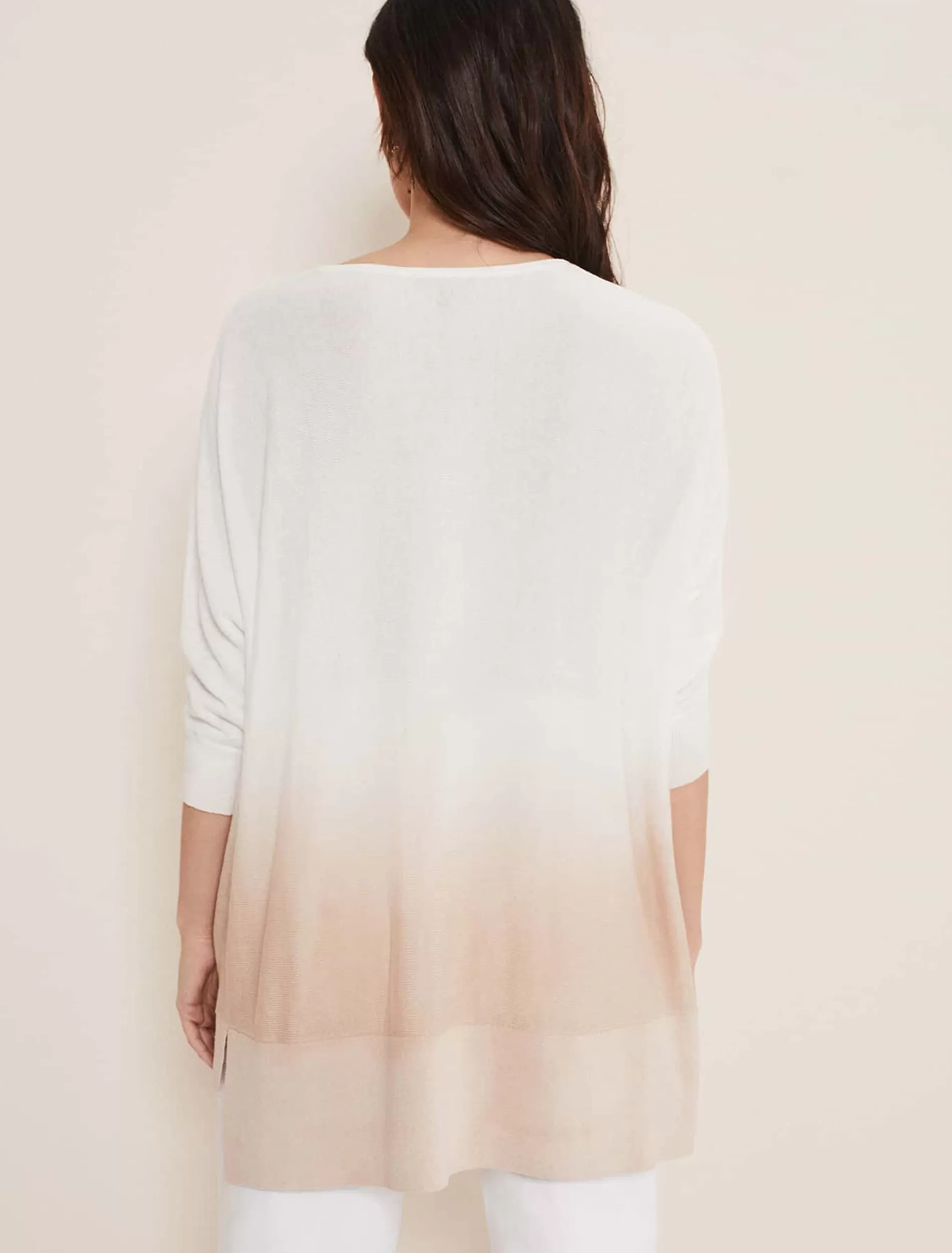Phase Eight Clare Linen Knit White/Stone Flash Sale