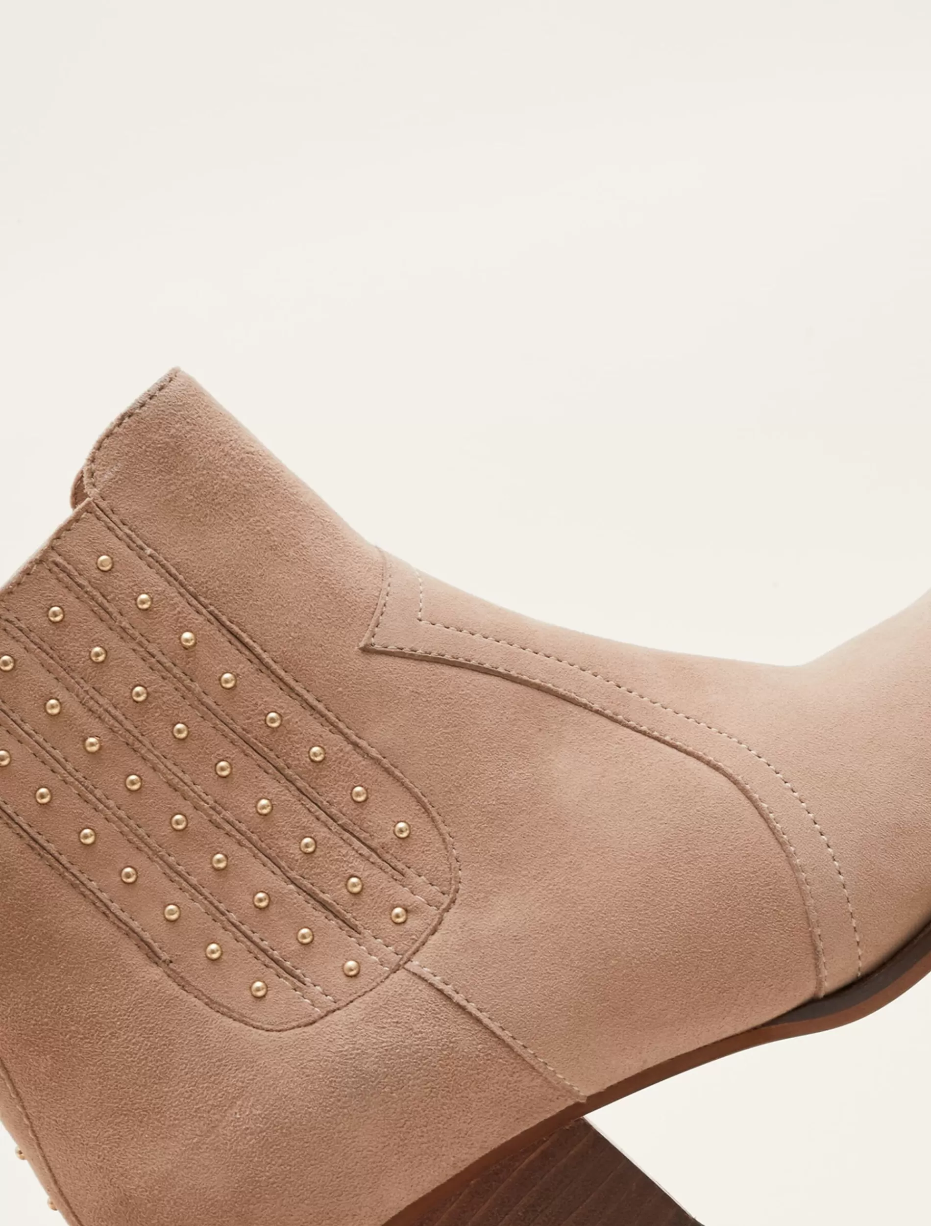 Phase Eight Cowboy Suede Ankle Boots Stone Best Sale