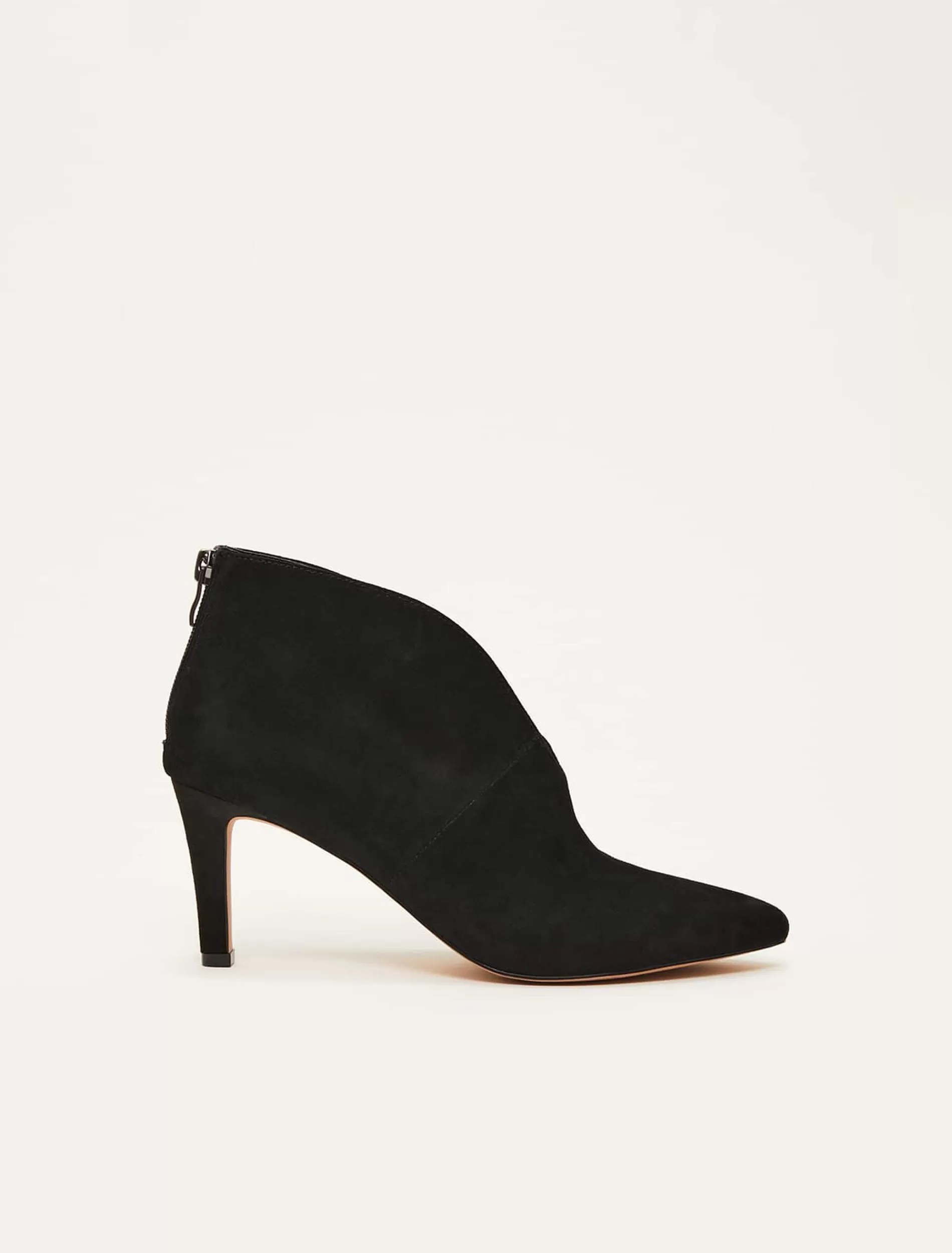 Phase Eight Cut Out Heeled Boots Black Best
