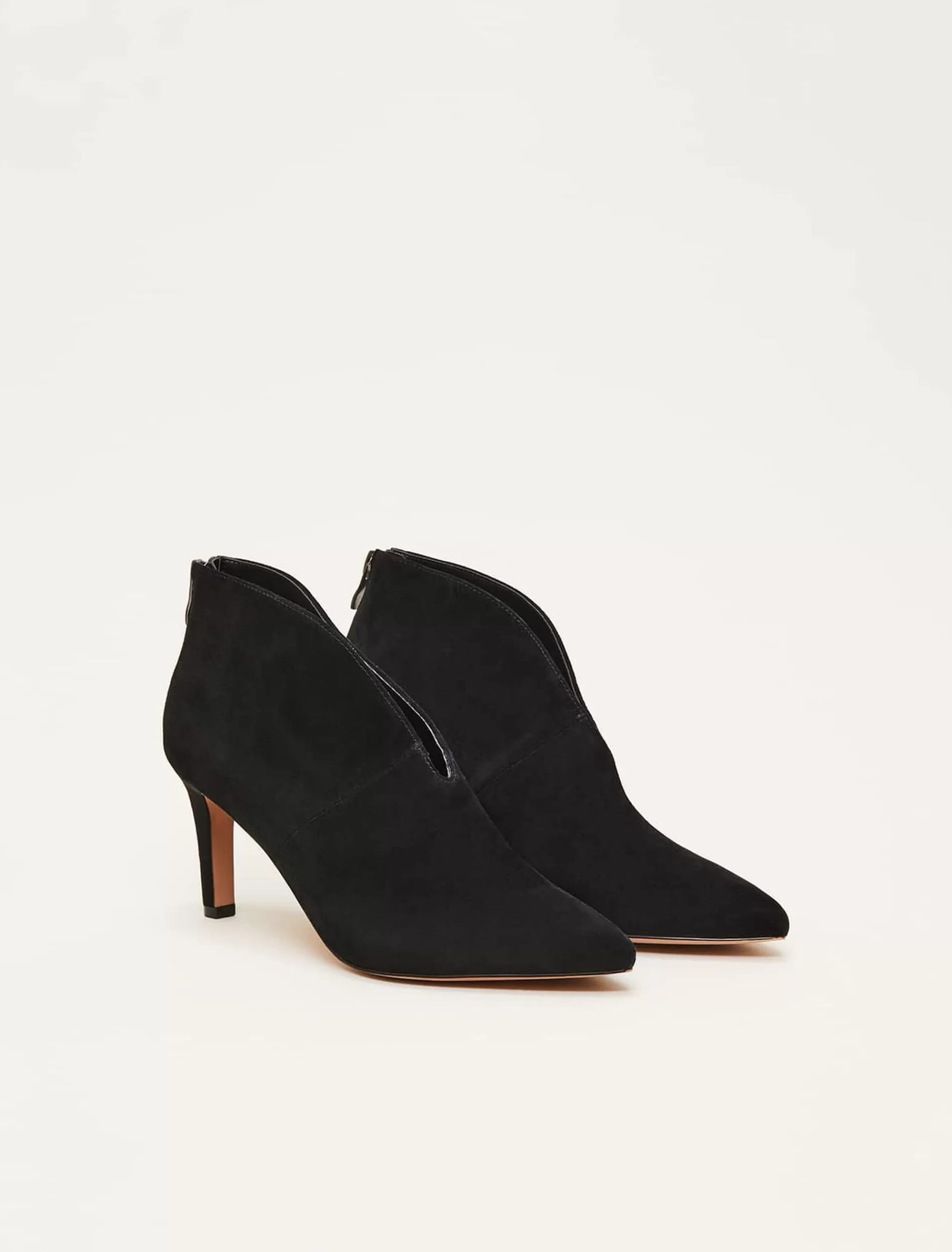 Phase Eight Cut Out Heeled Boots Black Best