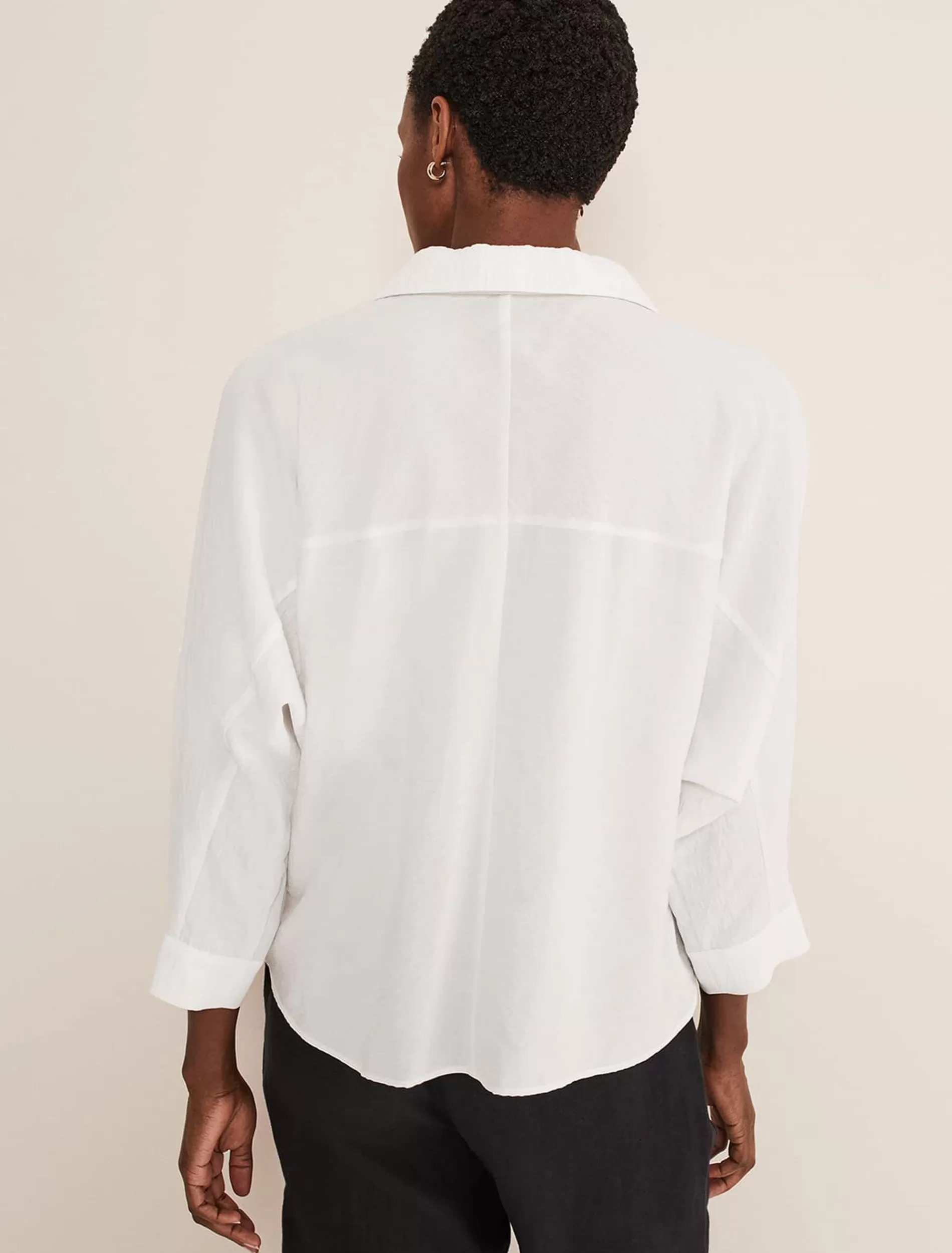 Phase Eight Cynthia Zip Front Shirt White Shop