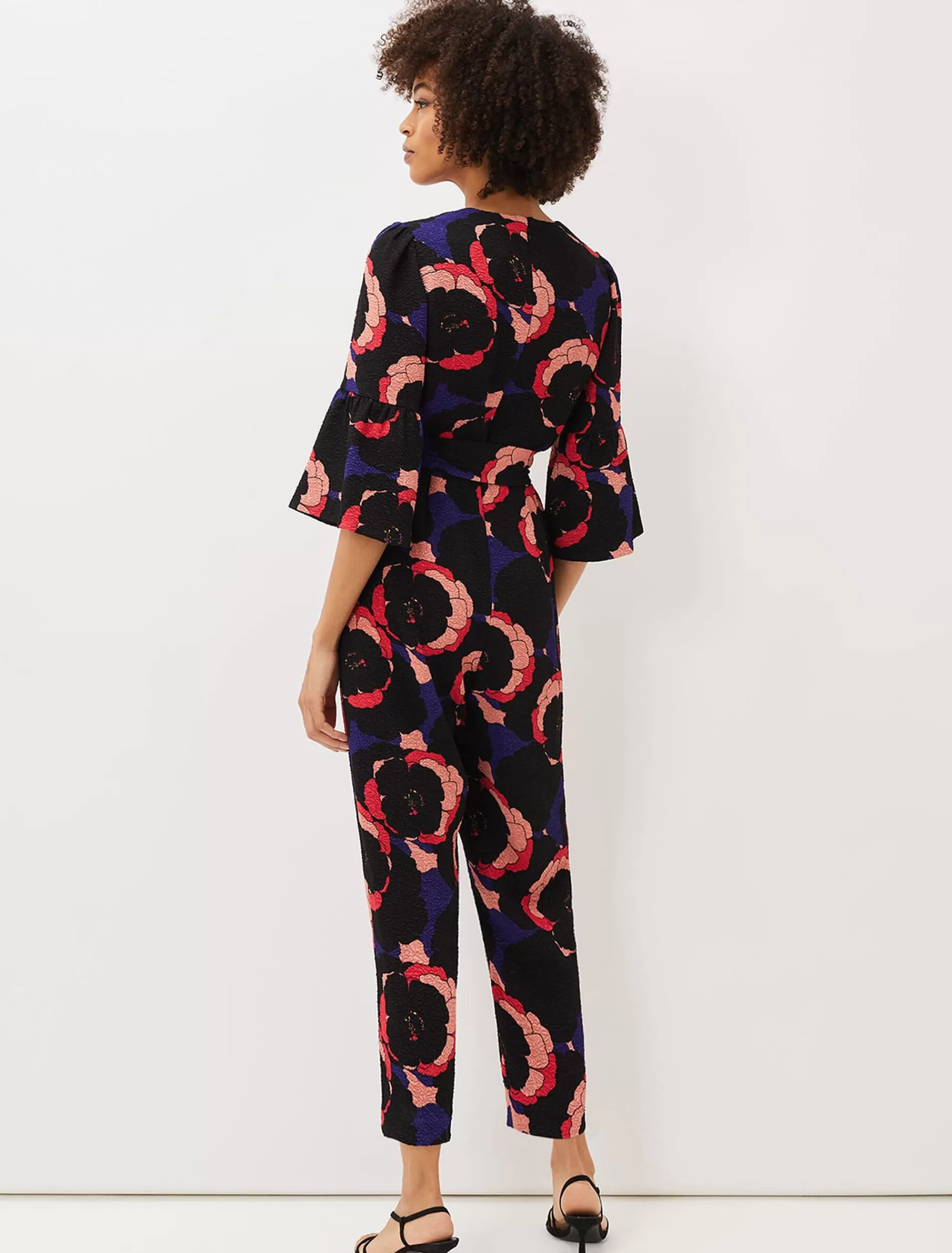 Phase Eight Darcey Floral Textured Tapered Jumpsuit Multi-Coloured Sale