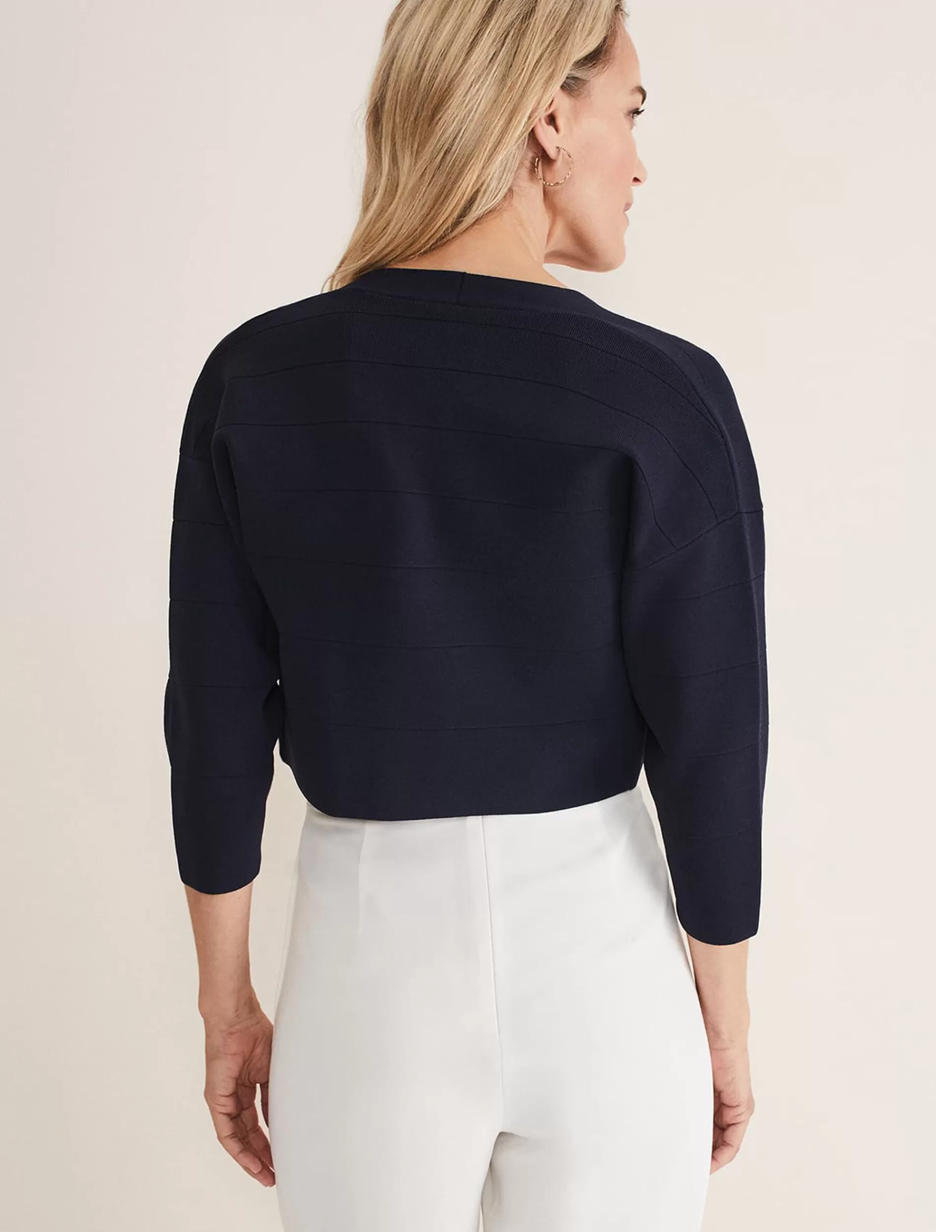 Phase Eight Delphi Bandage Knitted Cover Up Navy Outlet