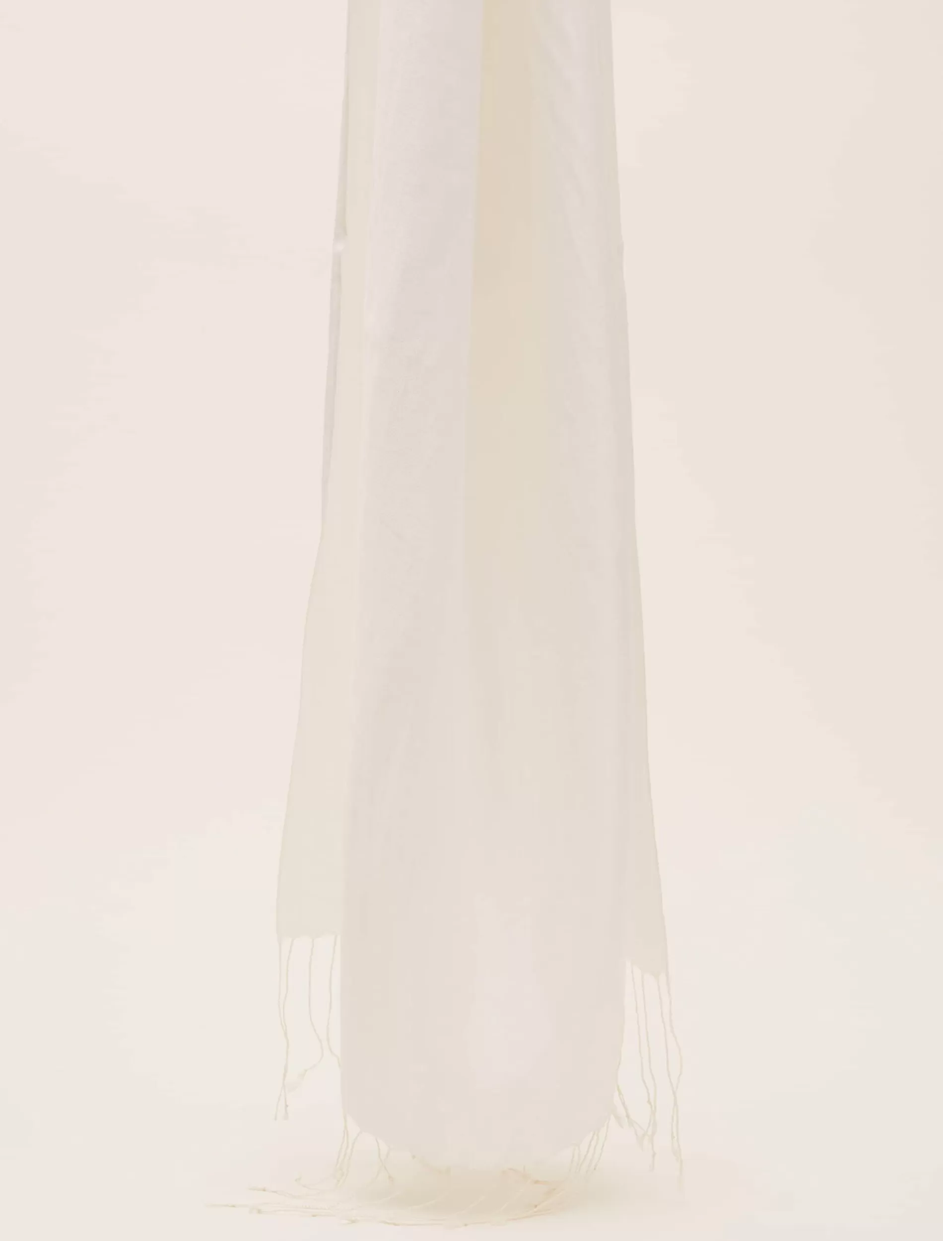 Phase Eight Diamond Weave Scarf Ivory Best Sale