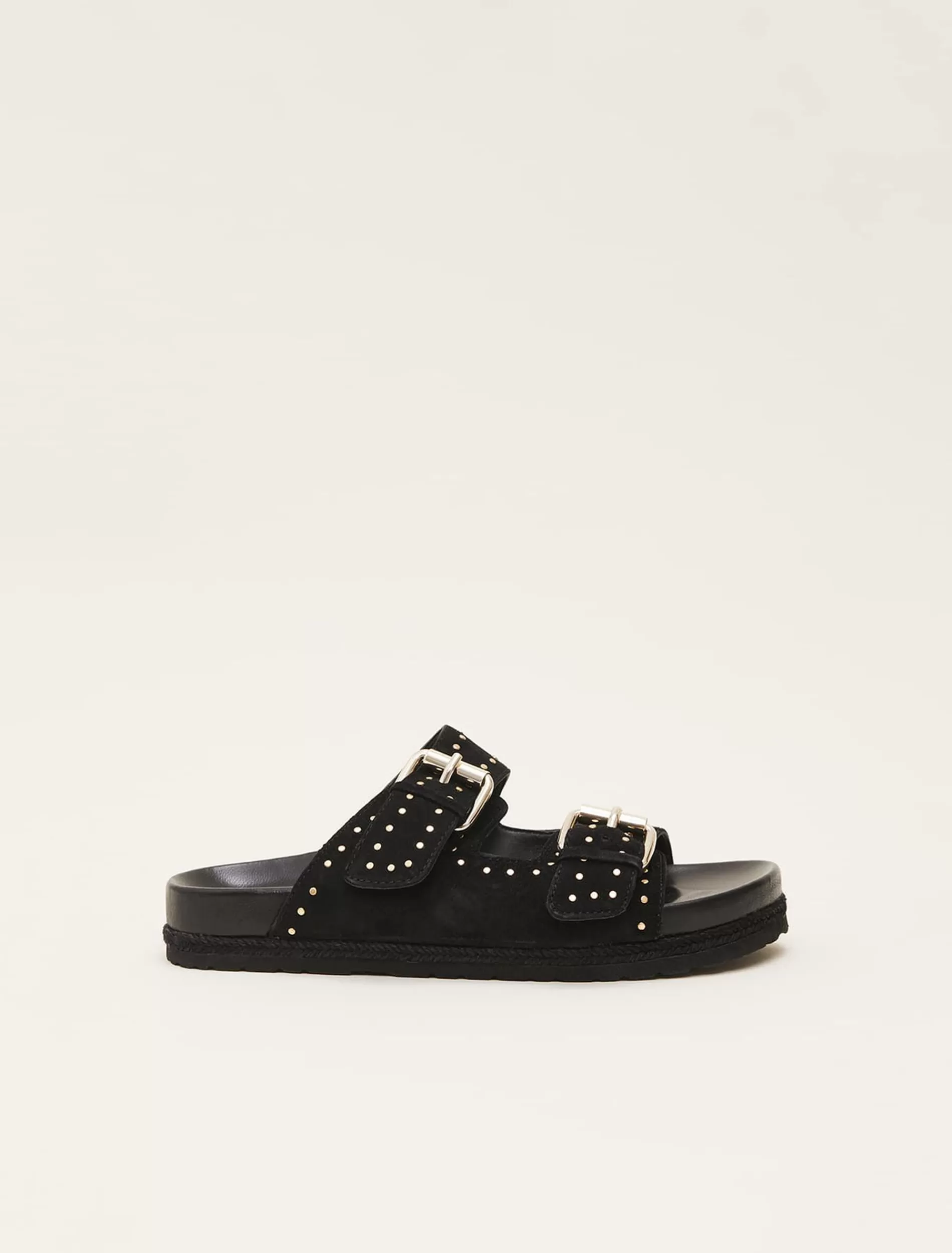 Phase Eight Double Buckle Sandal Black Online