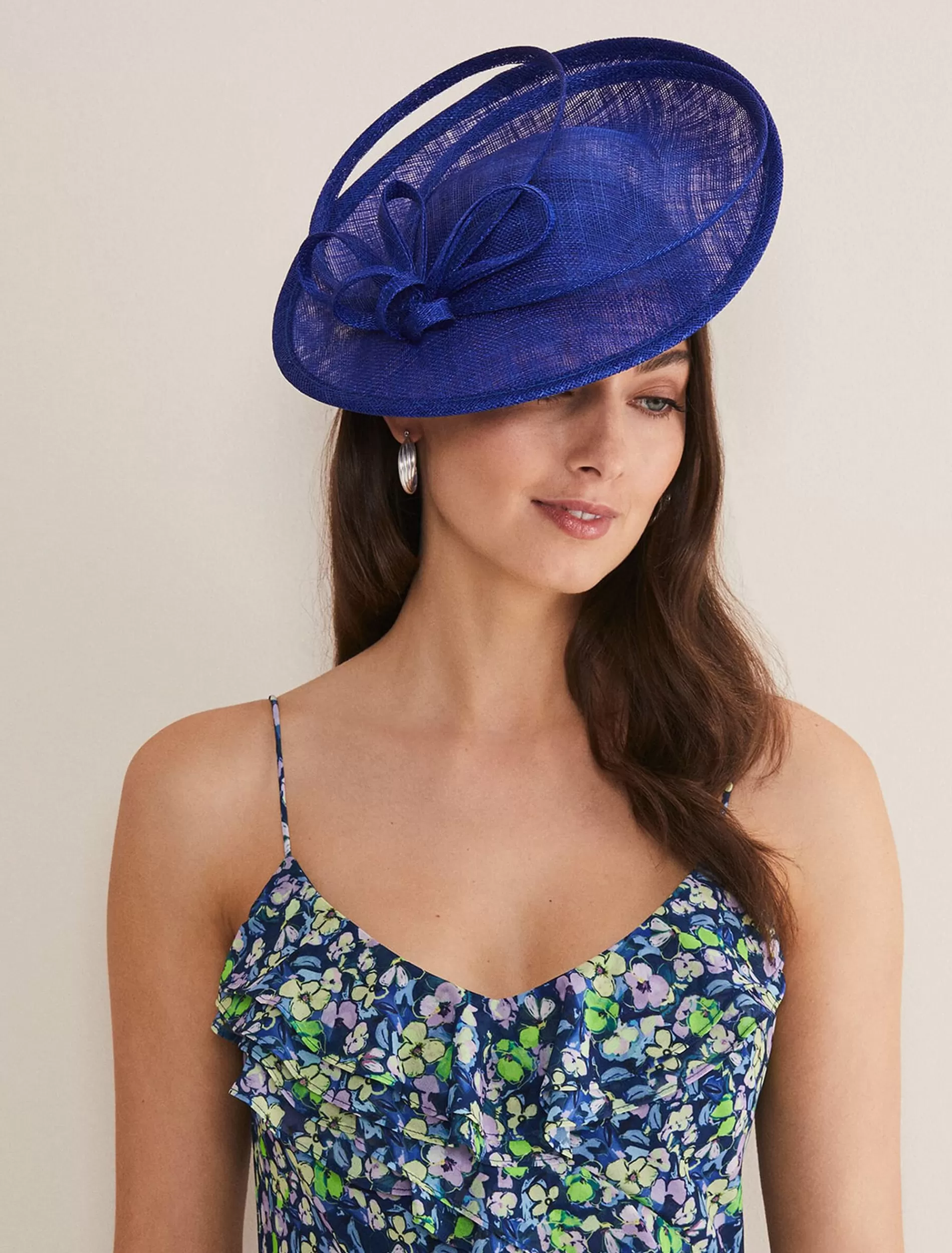Phase Eight Double Loop Disc Fascinator Cobalt Shop