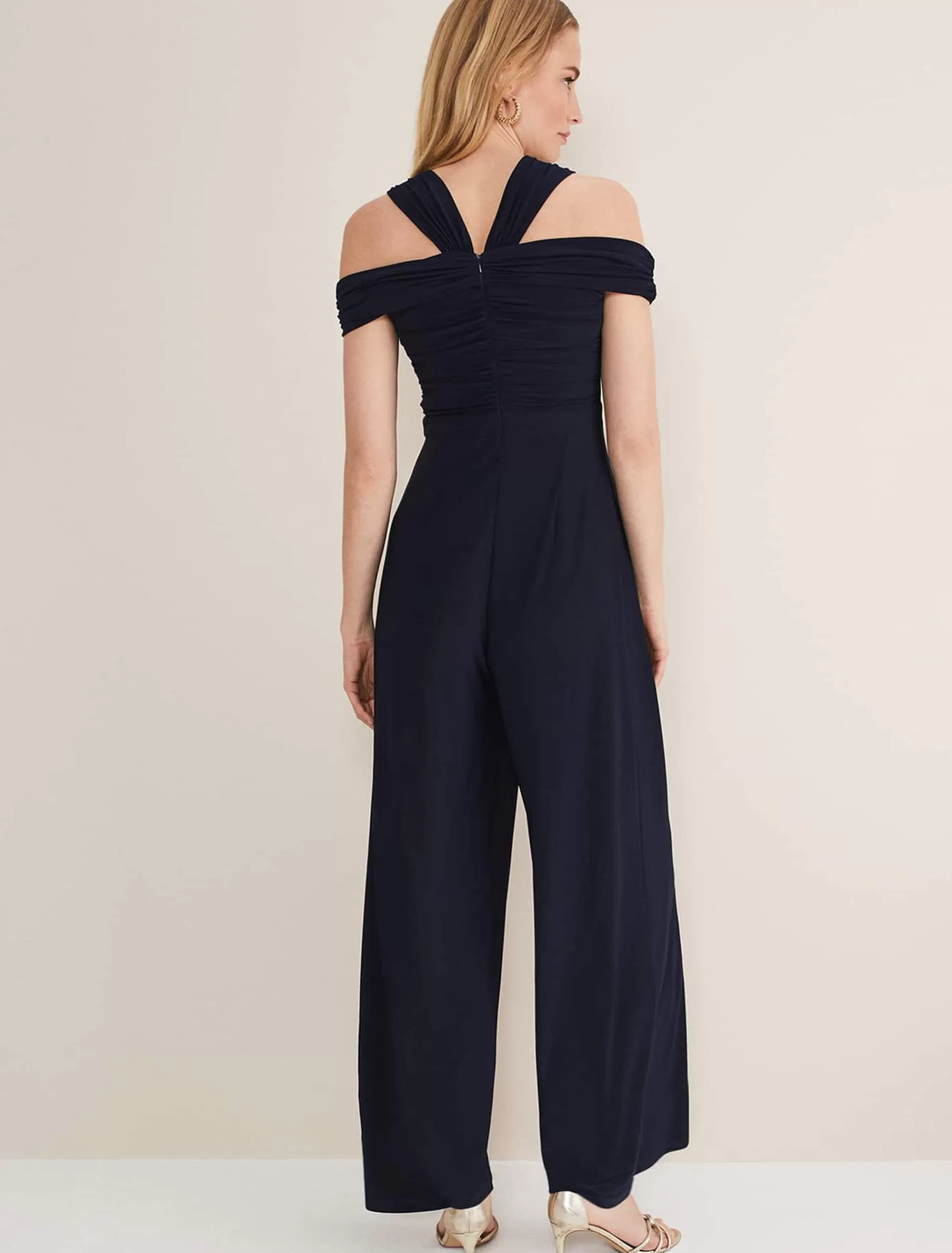 Phase Eight Dulce Off Shoulder Jumpsuit French Navy Store