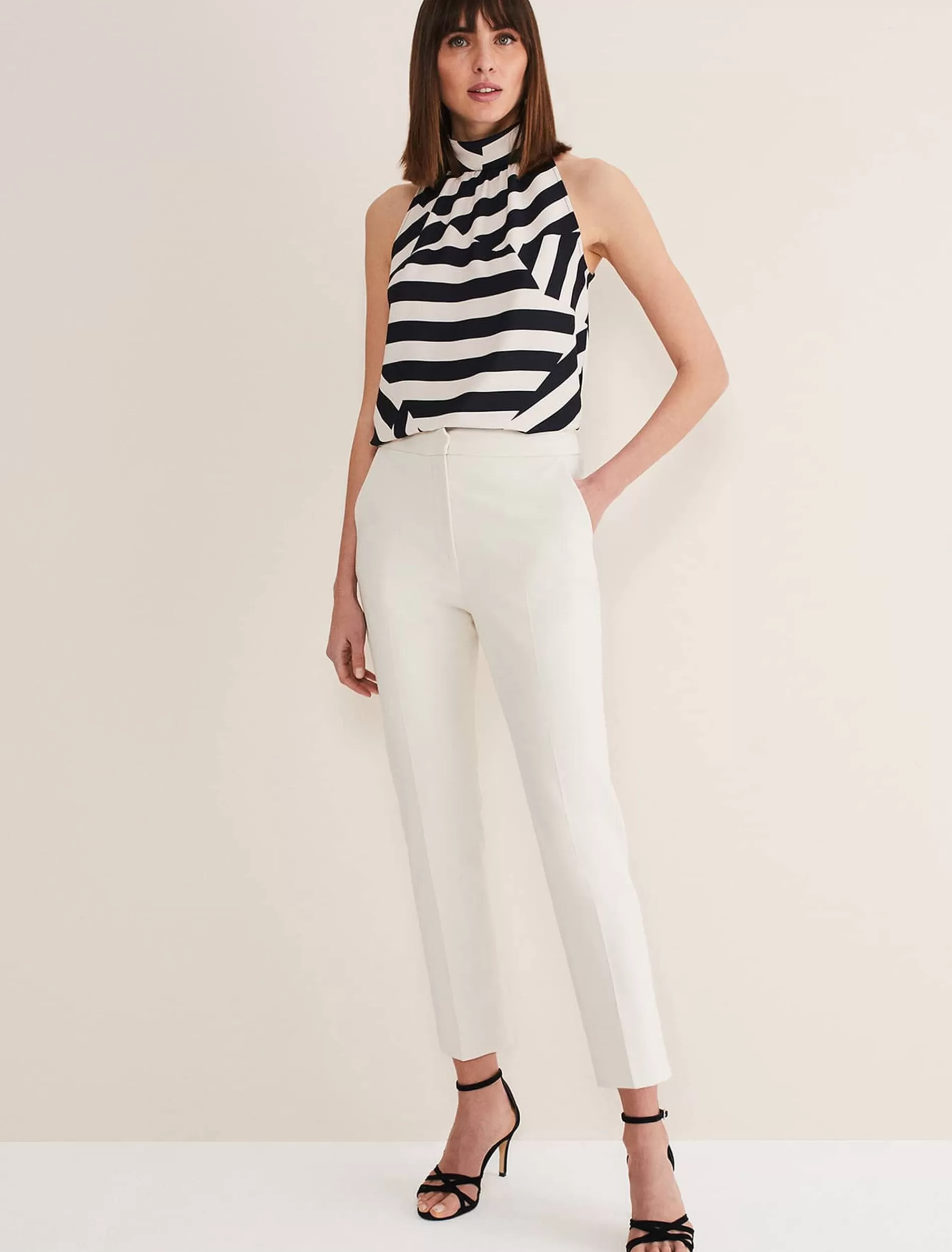 Phase Eight Eira Cigarette Trousers Almond Best