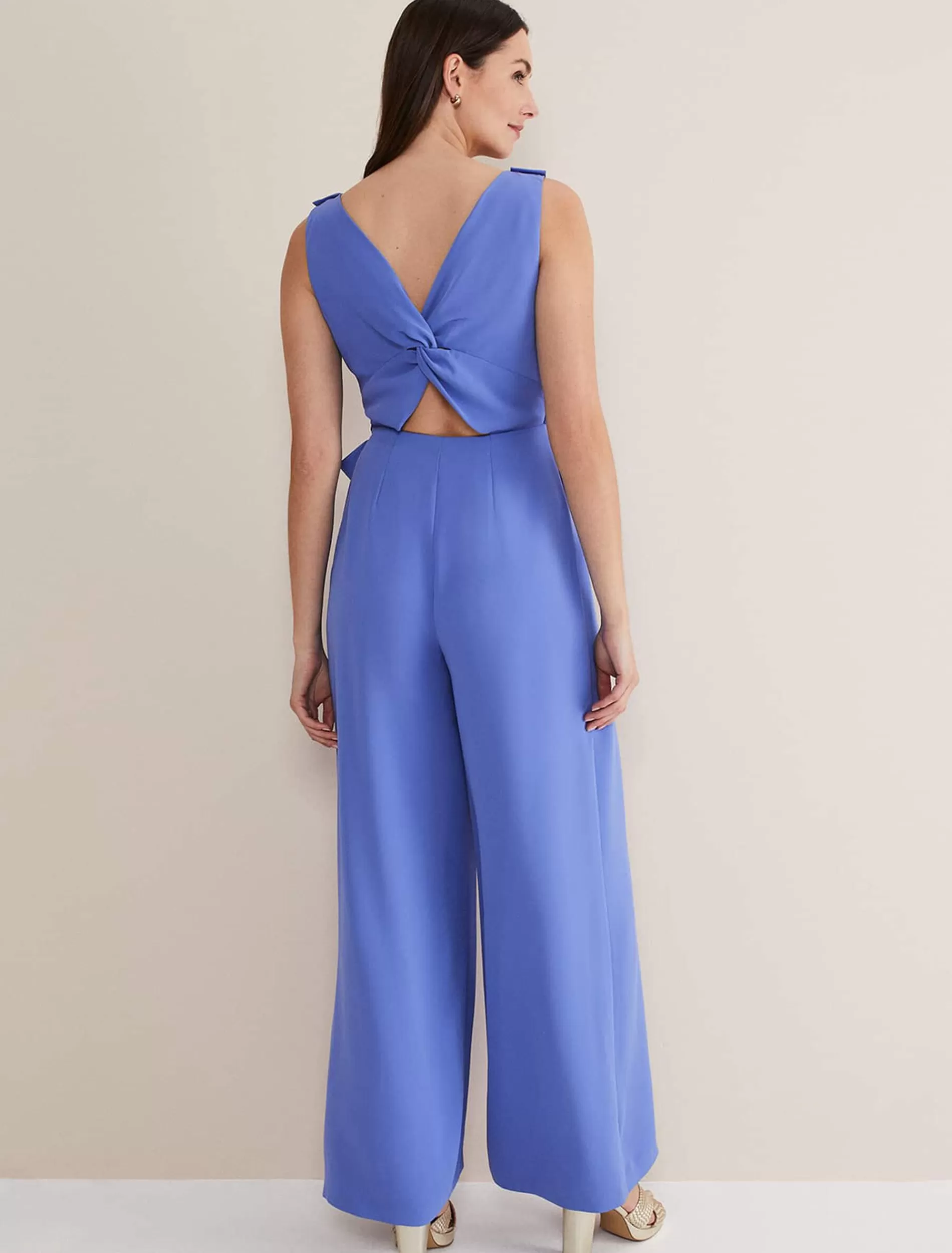Phase Eight Elaina Jumpsuit Foxglove Blue Online