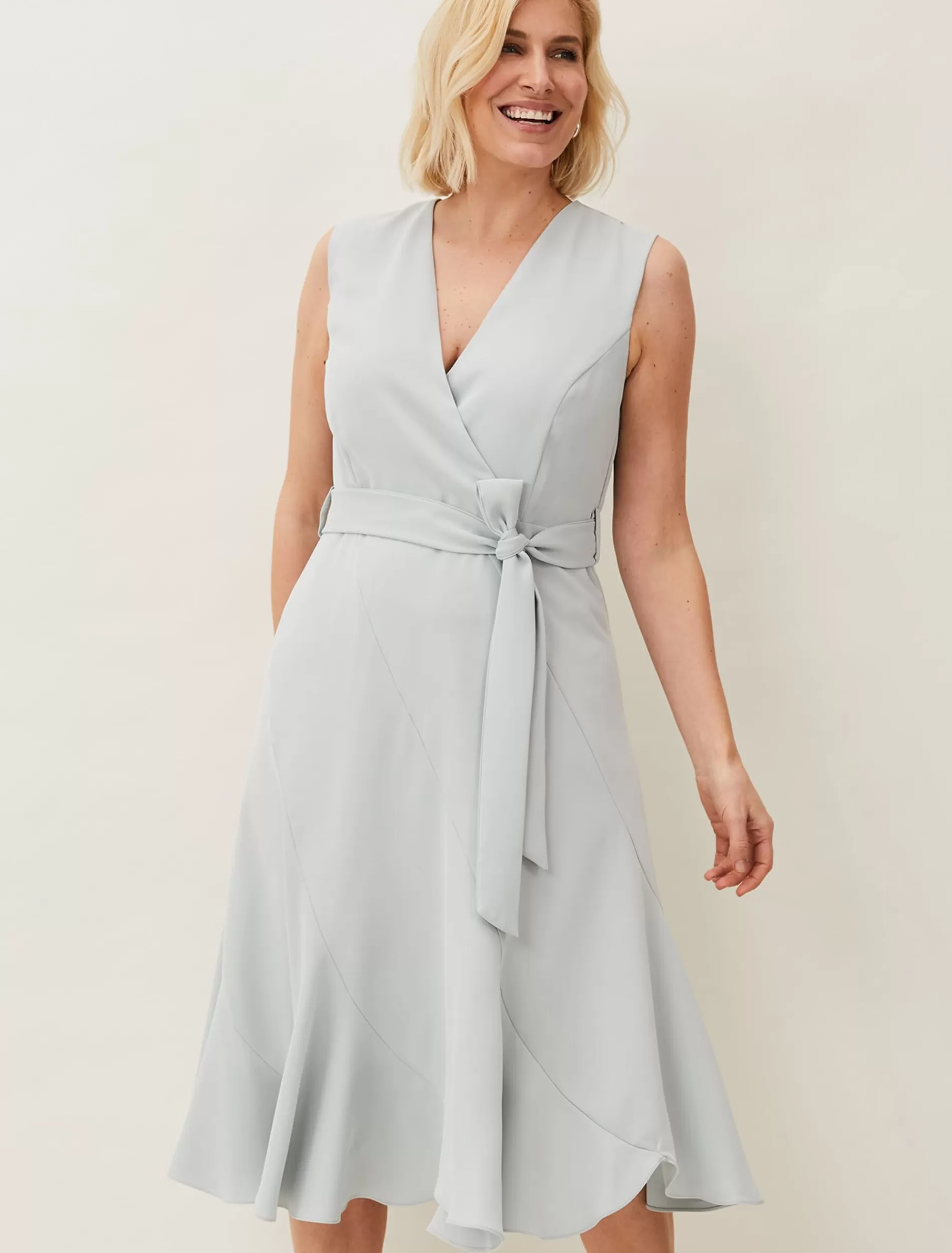 Phase Eight Elena Sleeveless Dress Peppermint Sale