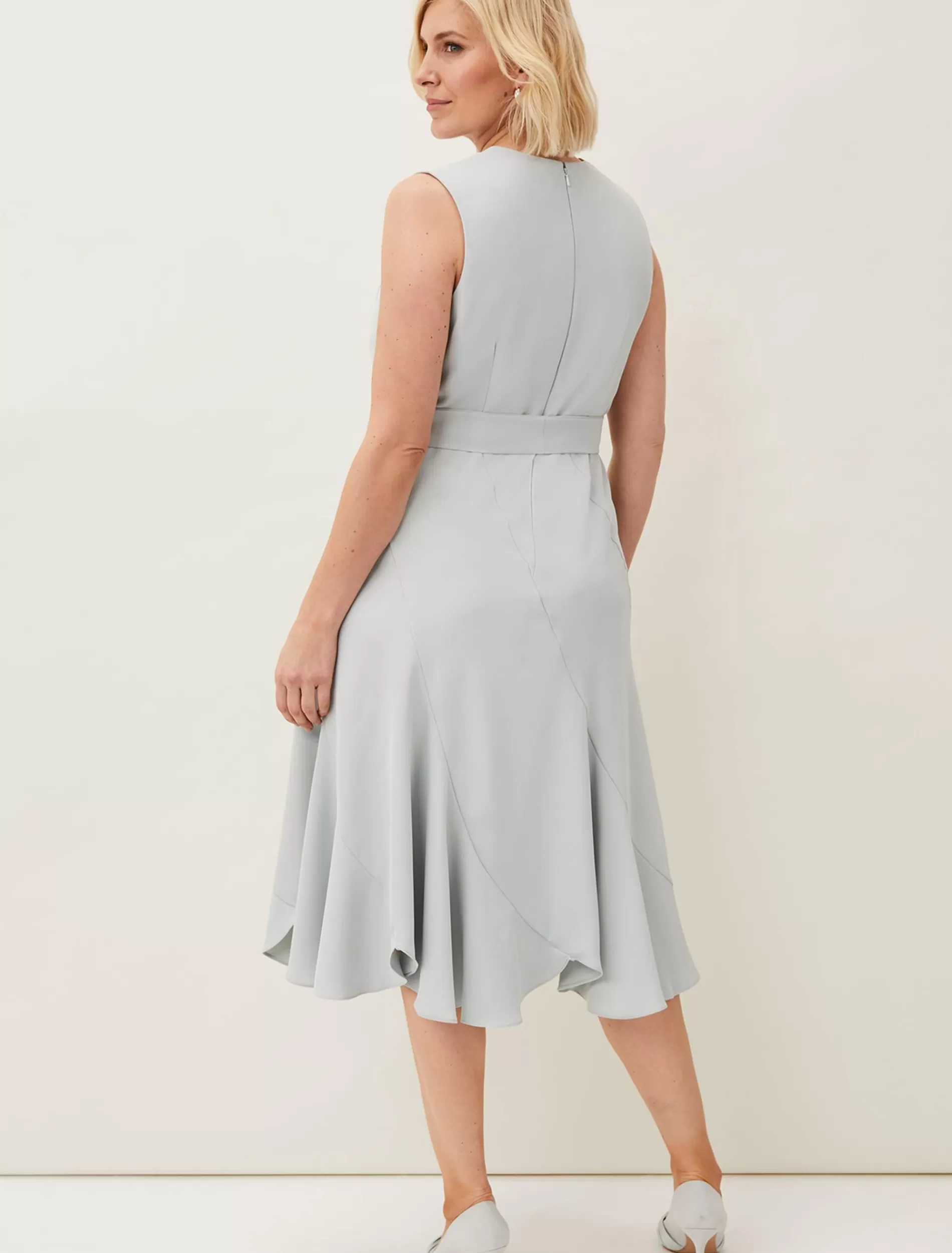 Phase Eight Elena Sleeveless Dress Peppermint Sale
