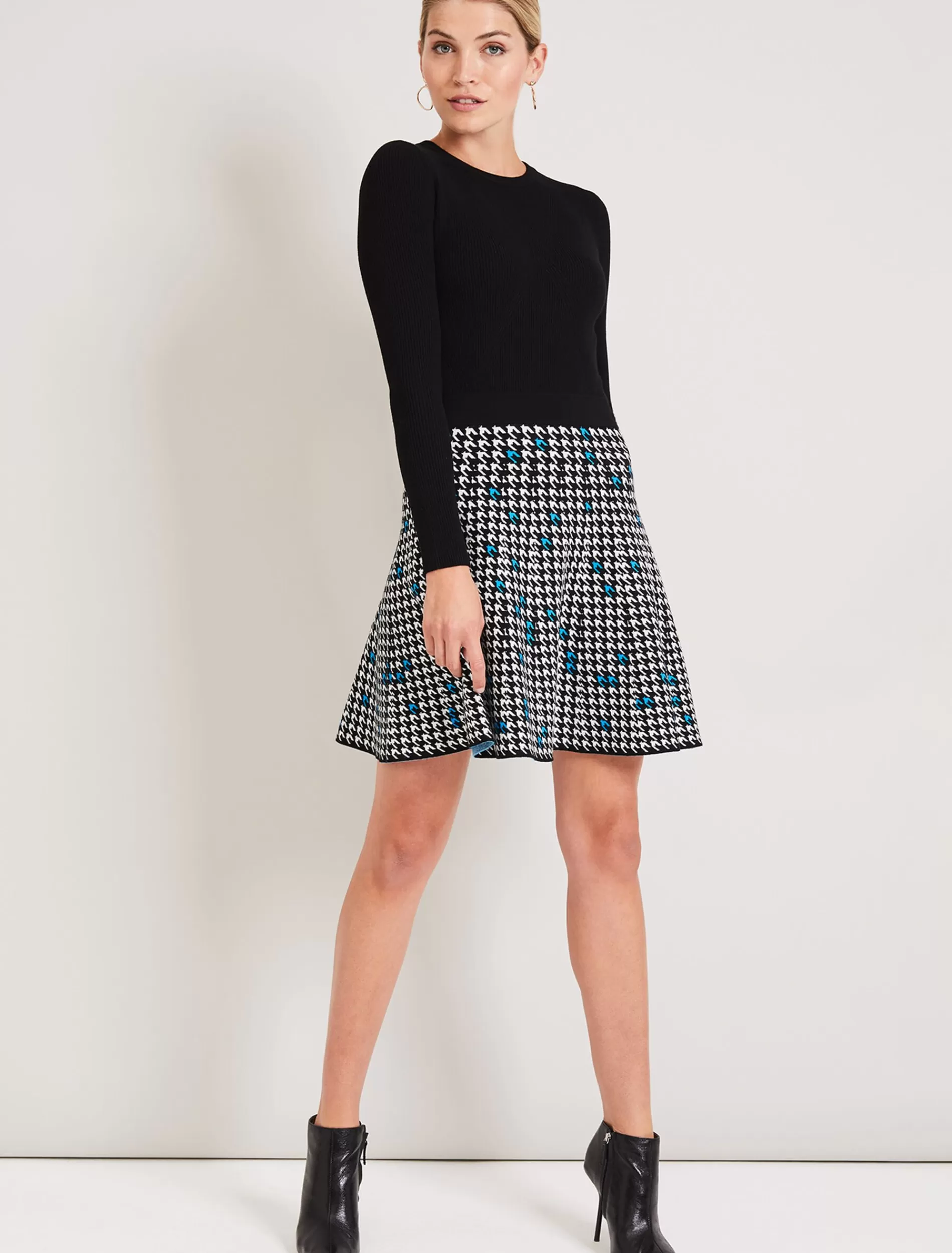 Phase Eight Elif Knitted Dress Multi-Coloured Discount