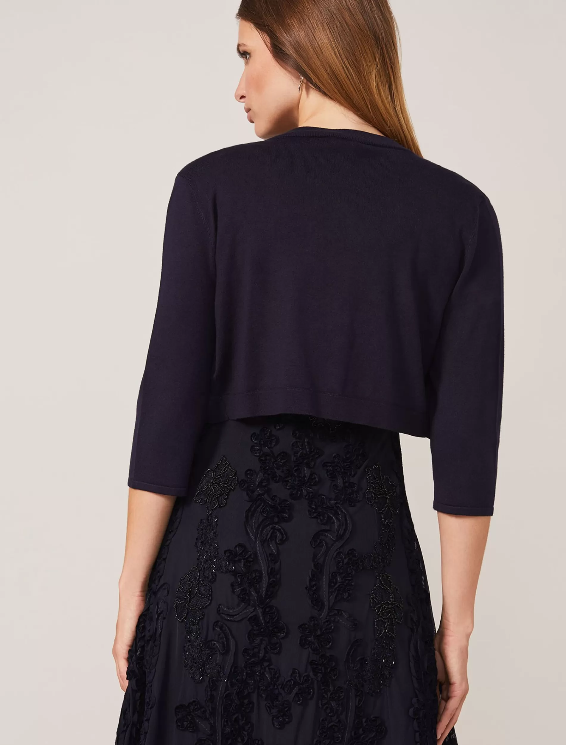 Phase Eight Elisha Occasion Bolero Navy Hot