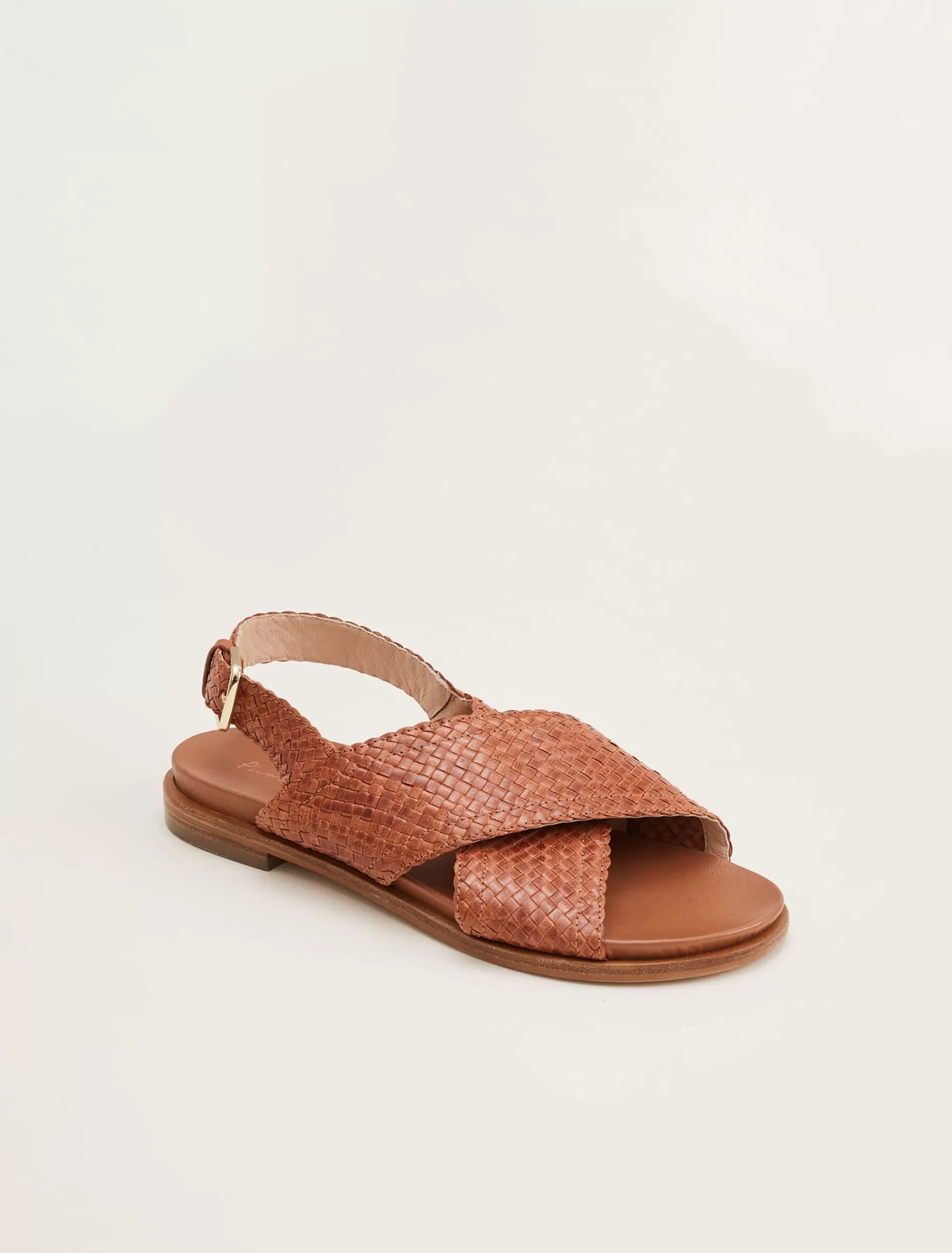 Phase Eight Elle Leather Crossover Sandals Tan Store