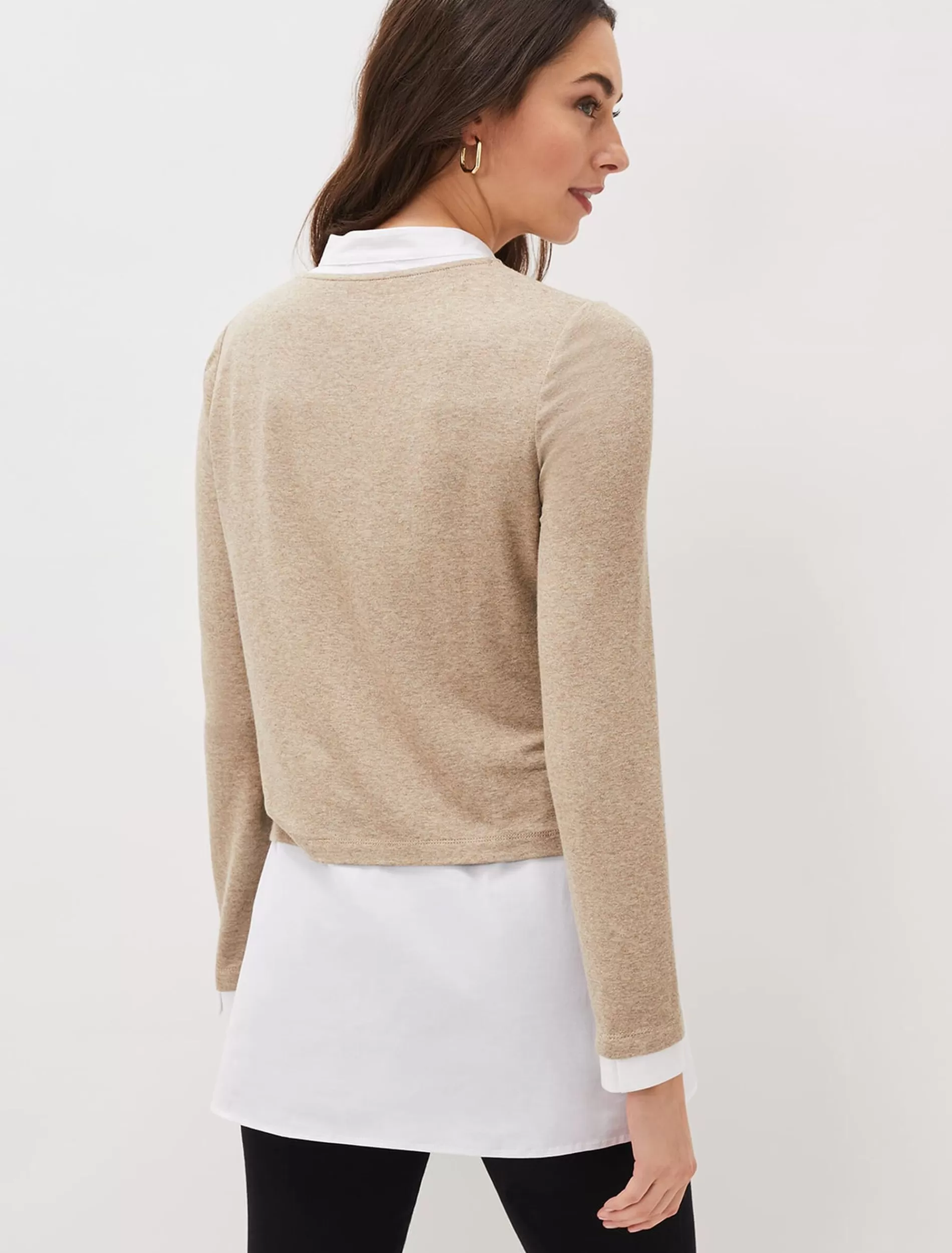 Phase Eight Elmira Double Layer Top Oatmeal Shop