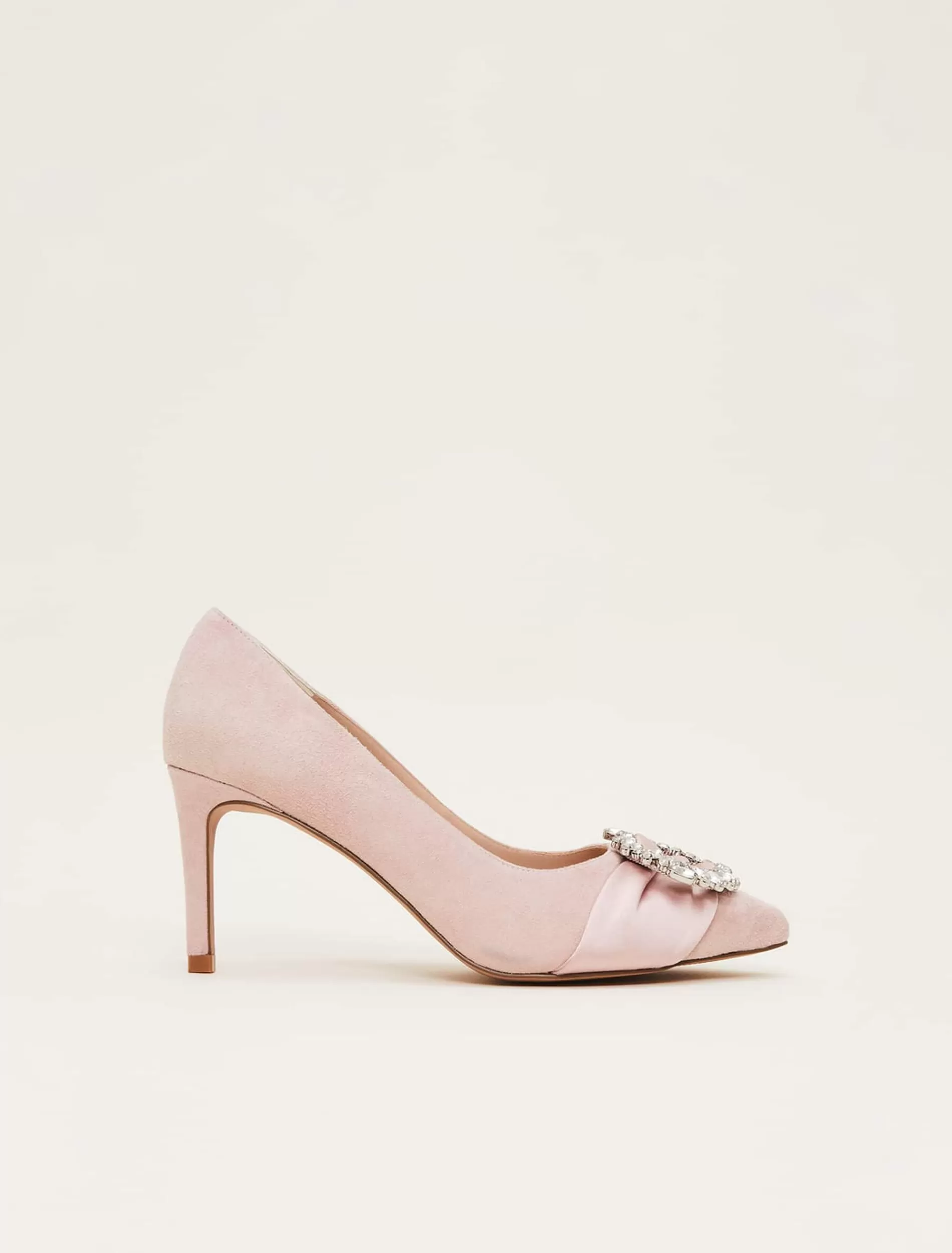 Phase Eight Embellished Court Shoe Antique Rose Best
