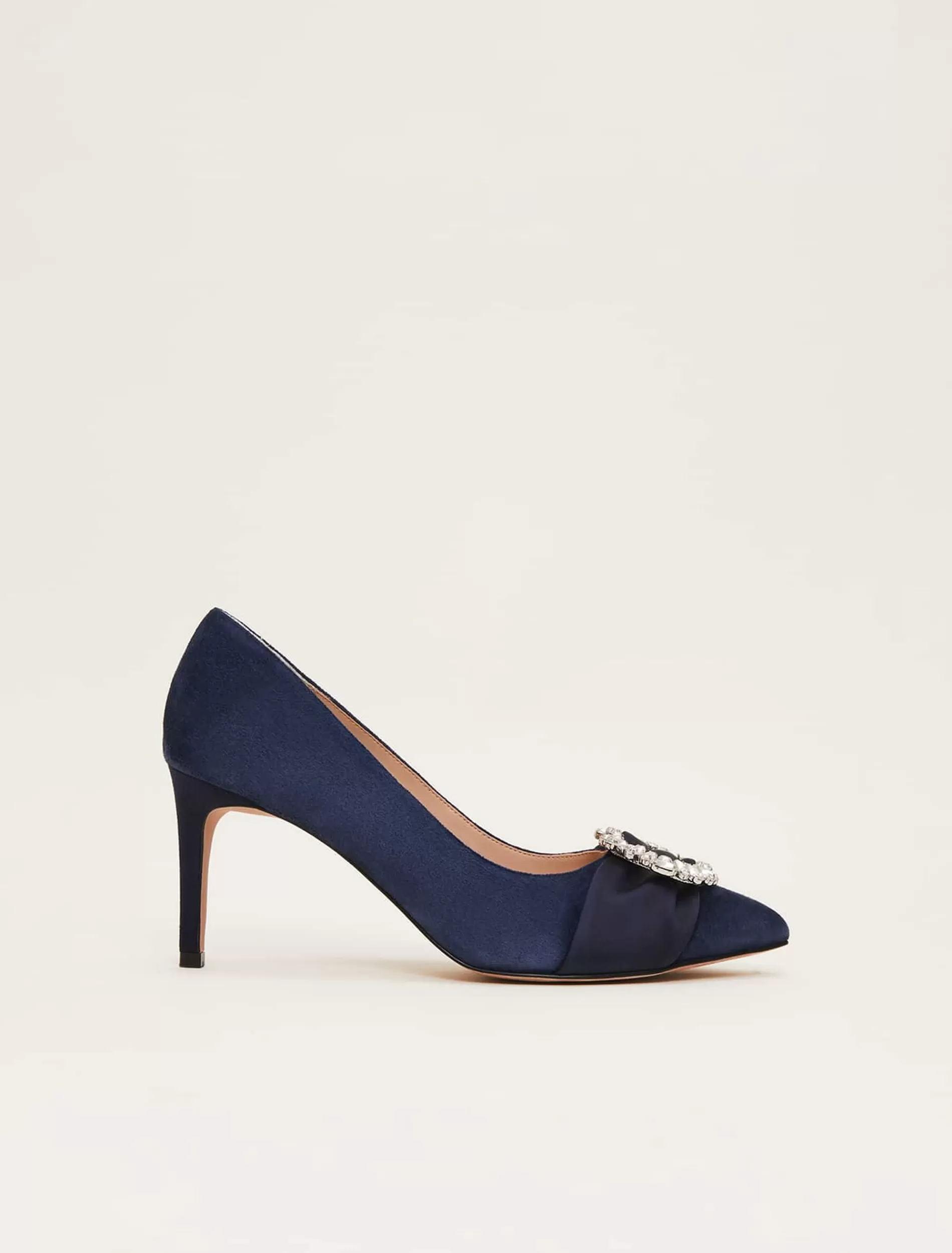 Phase Eight Embellished Court Shoe Navy Cheap