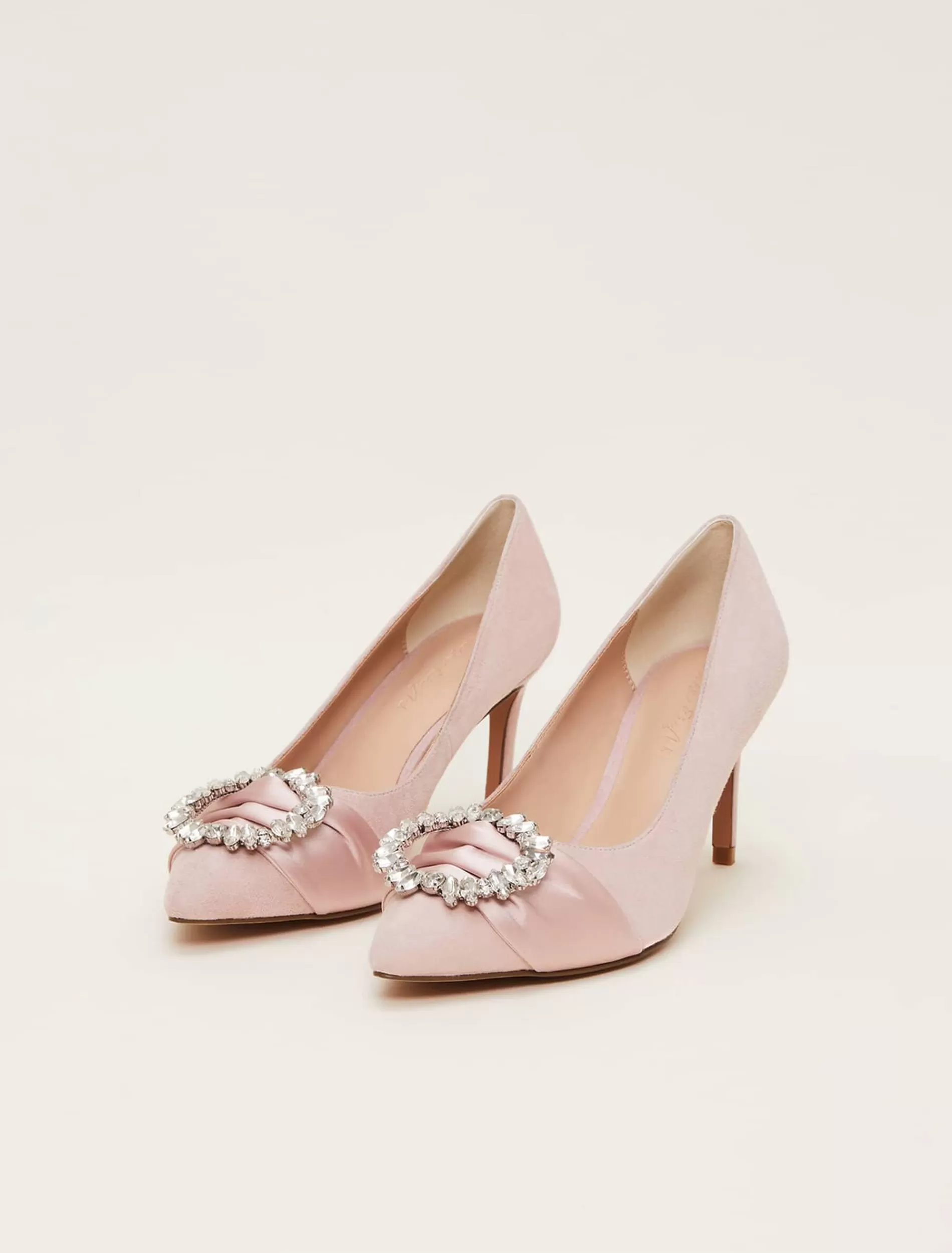 Phase Eight Embellished Court Shoe Antique Rose Best