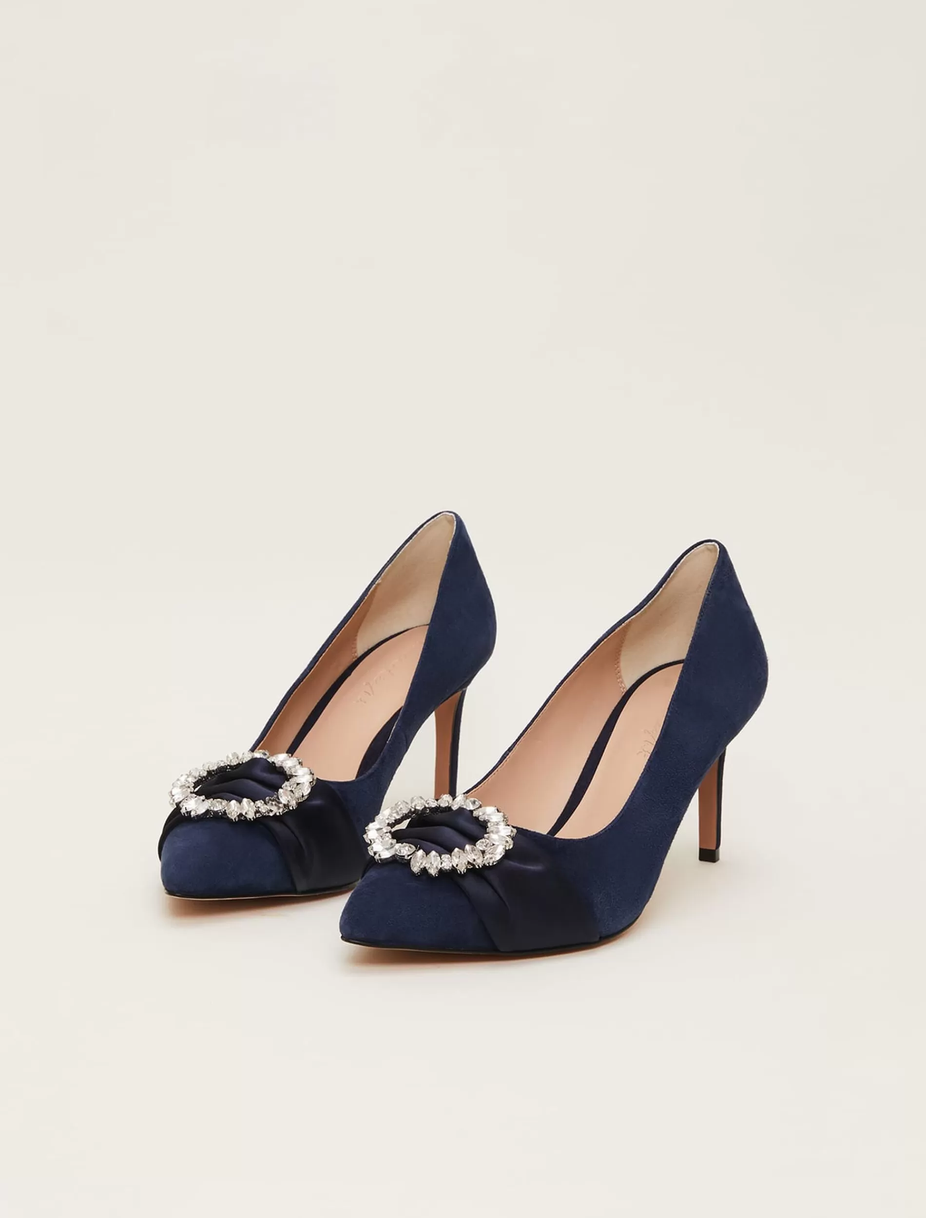 Phase Eight Embellished Court Shoe Navy Cheap