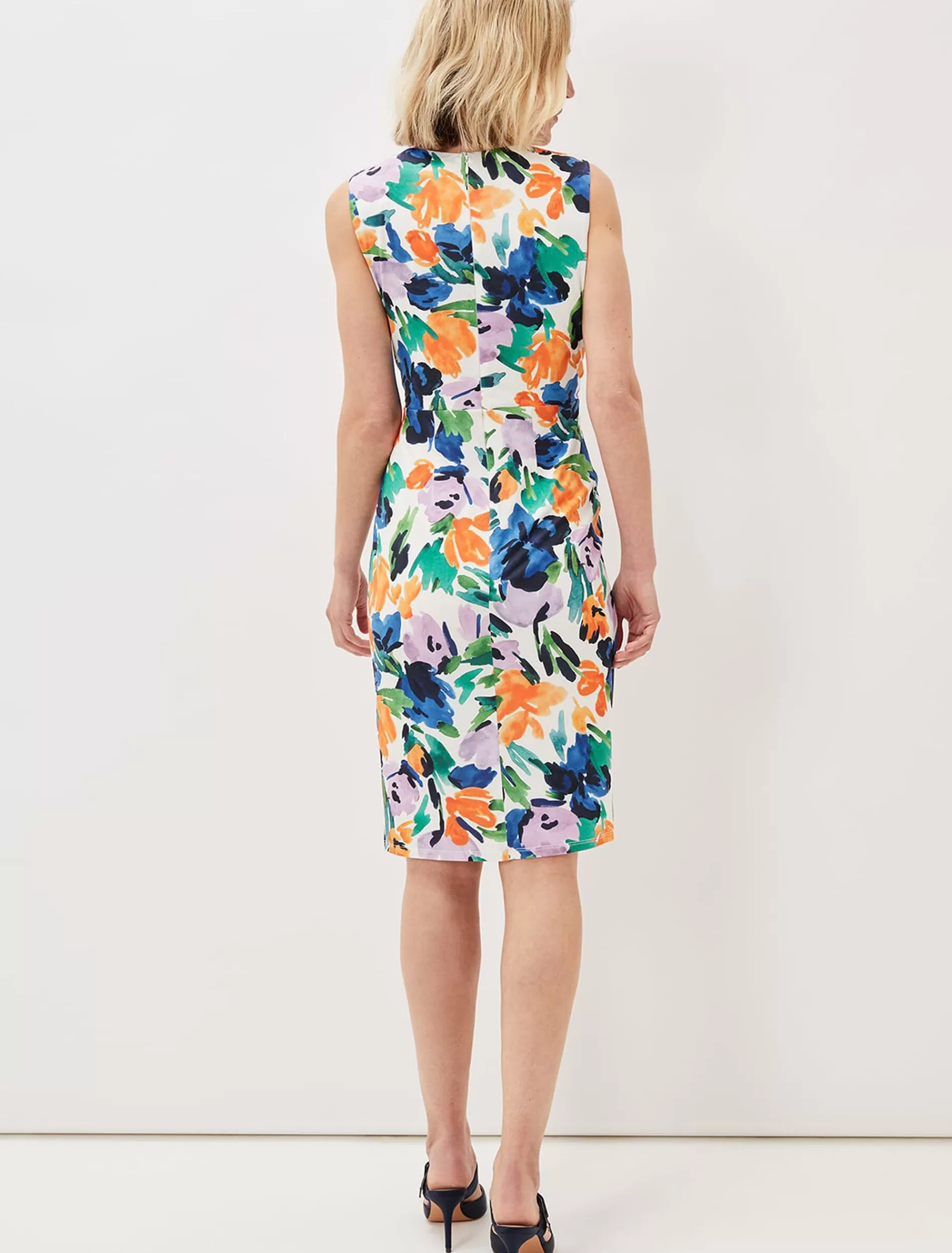 Phase Eight Essie Floral Midi Dress Multi-Coloured Best