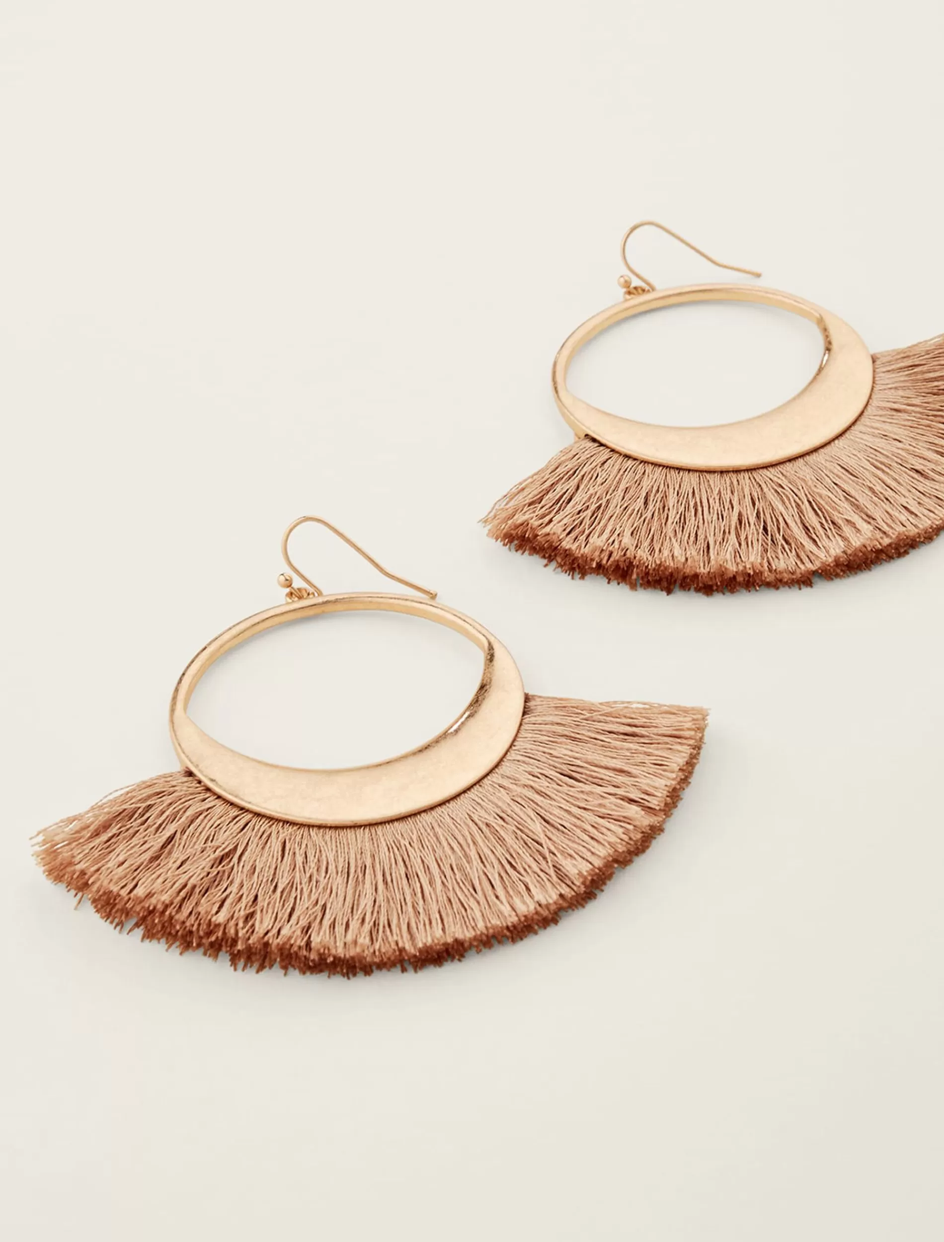 Phase Eight Fan Detail Drop Earring Gold Online