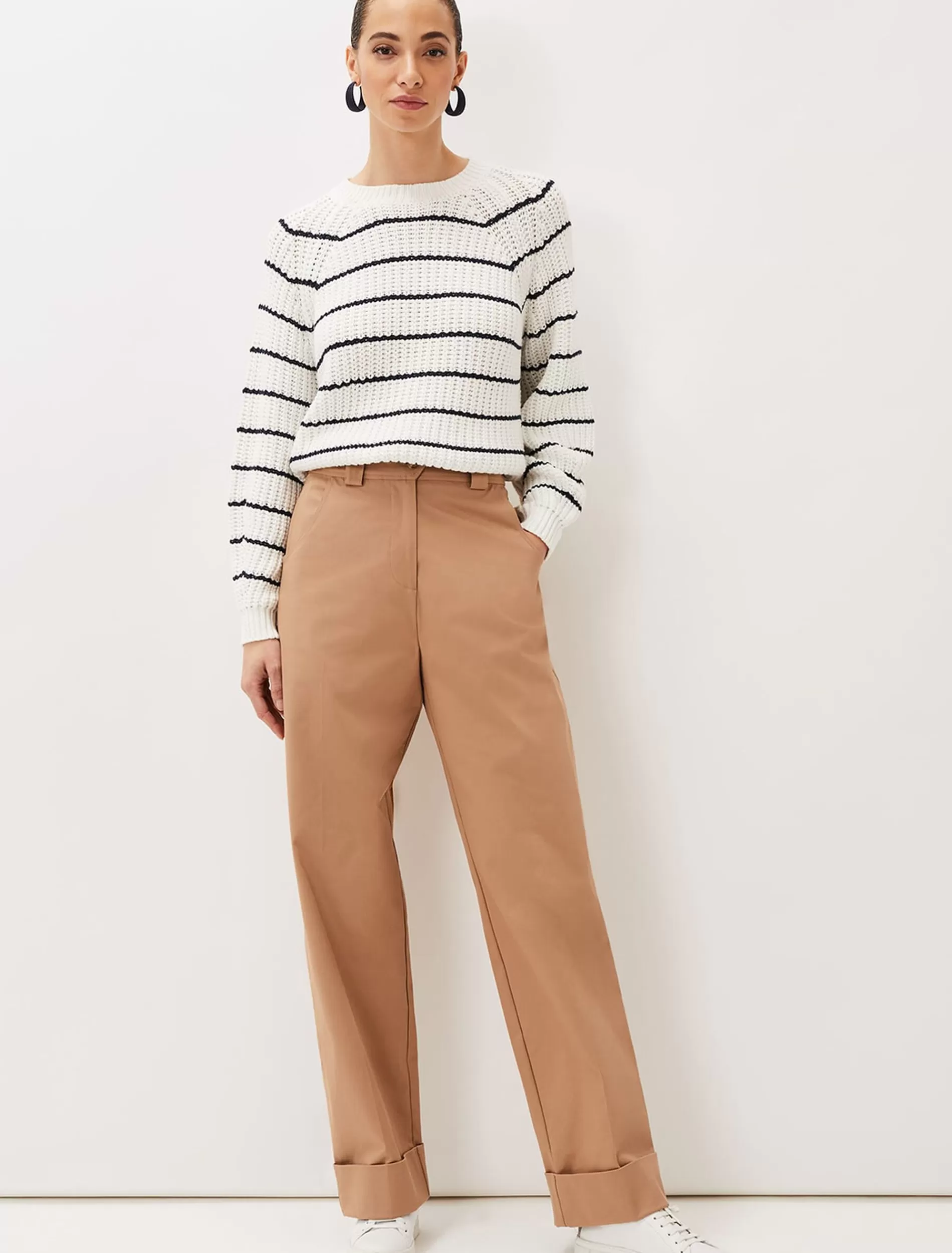 Phase Eight Faya Wide Leg Tailored Trouser Caramel Best