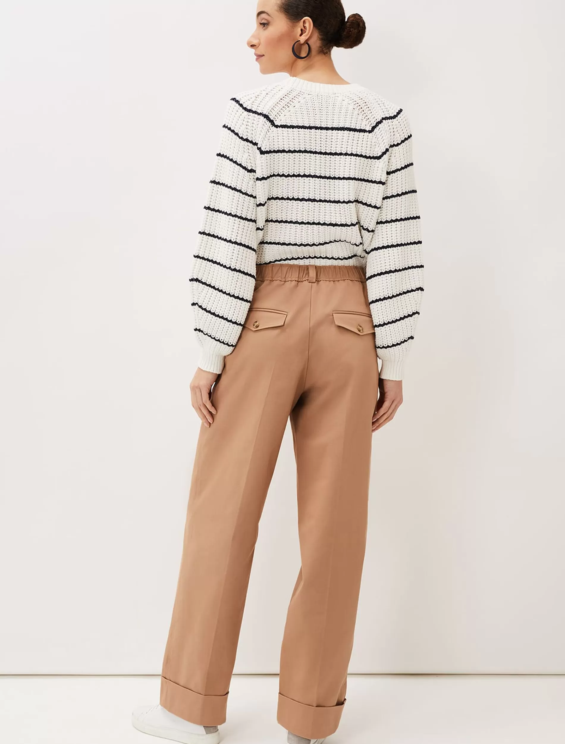 Phase Eight Faya Wide Leg Tailored Trouser Caramel Best