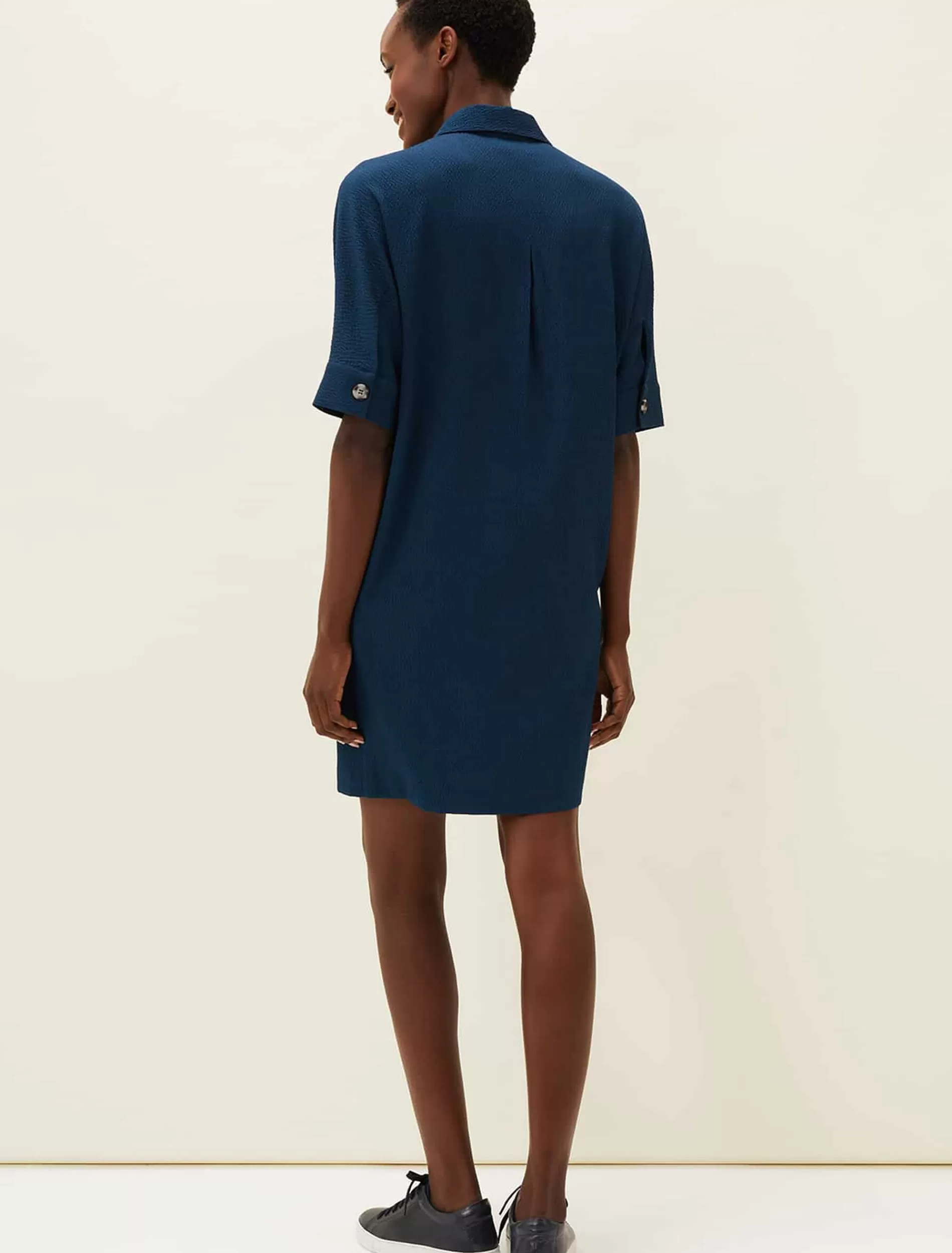 Phase Eight Faye Textured Tunic Dress Teal Store
