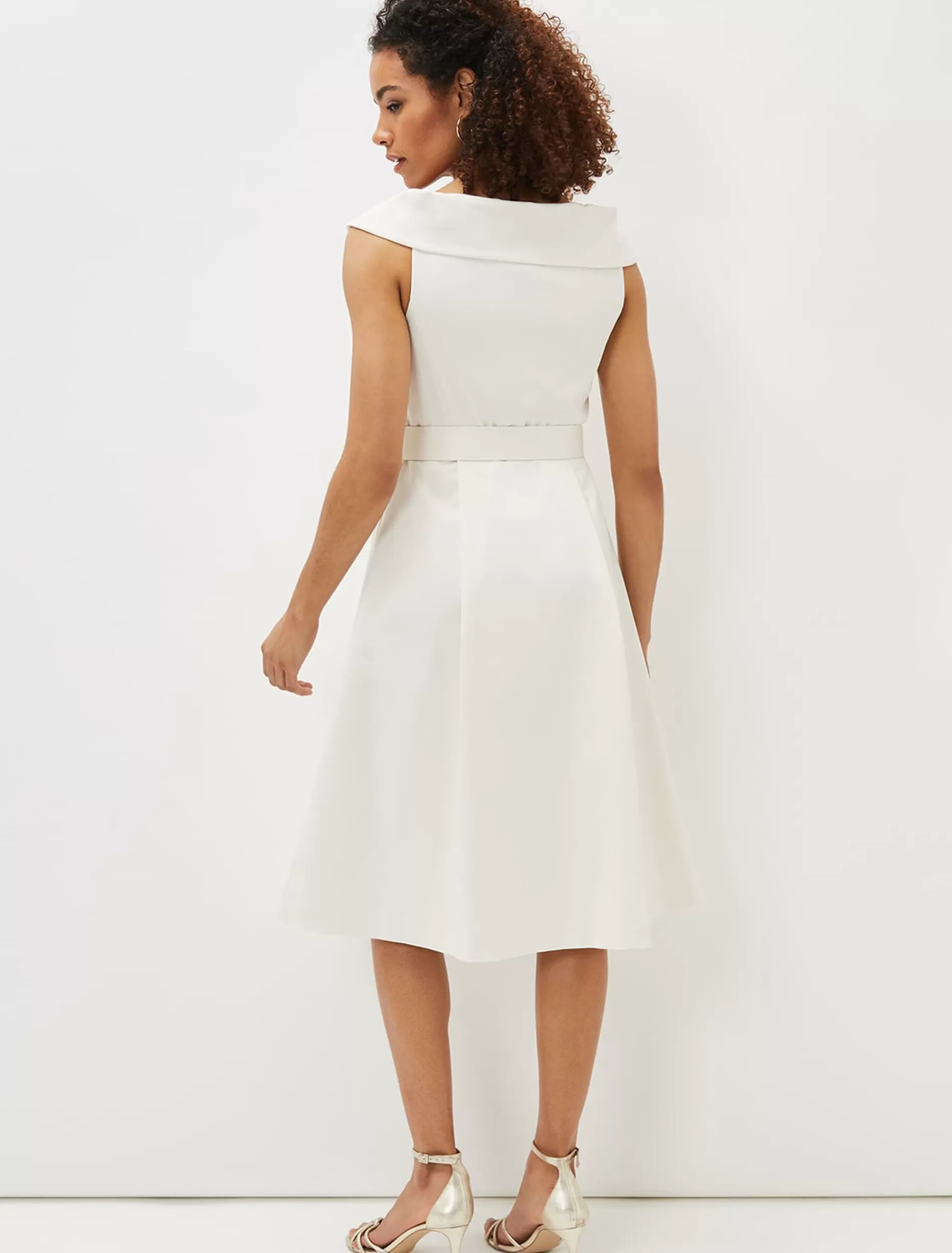 Phase Eight Felicity Double Breasted Midi Dress White Best