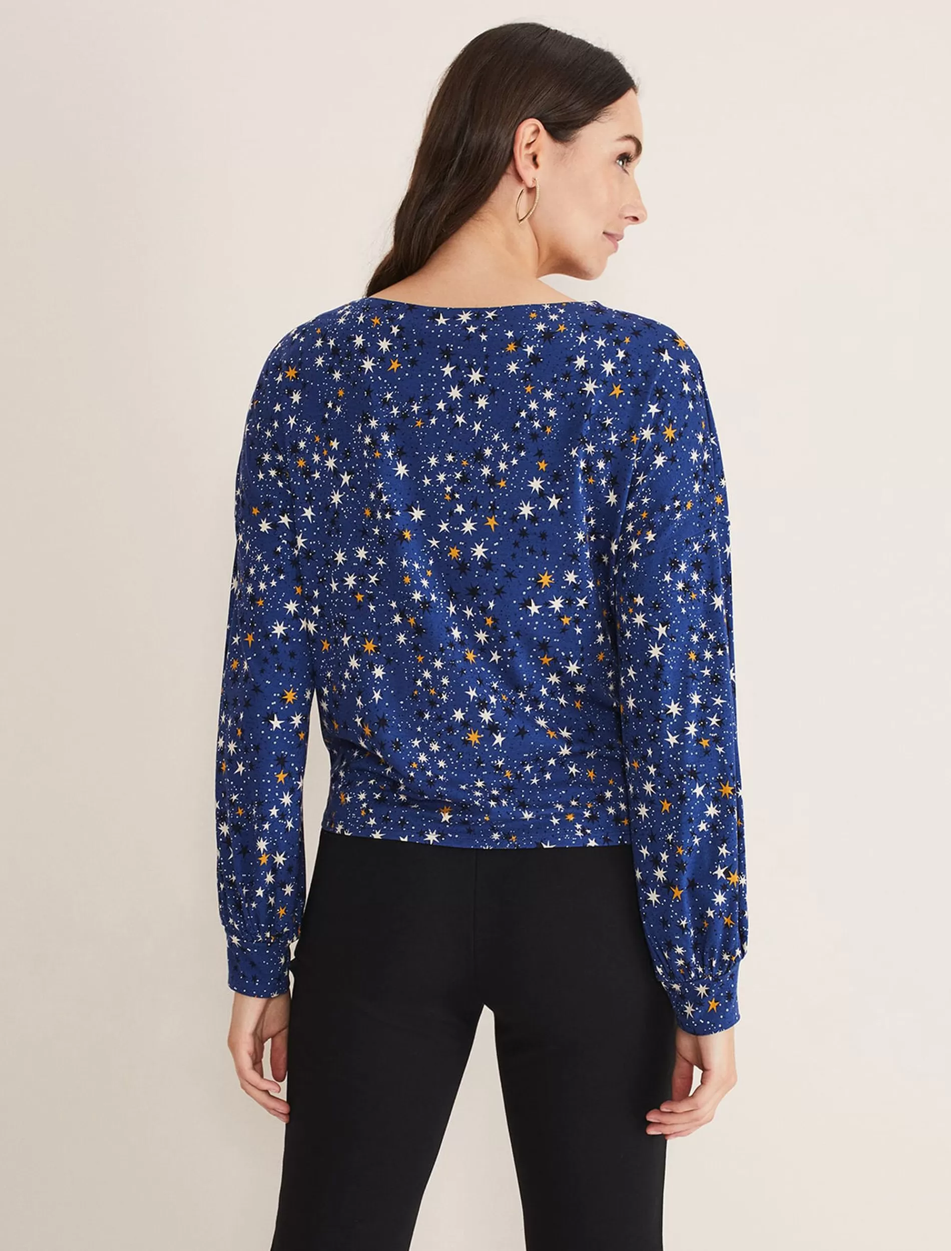 Phase Eight Felisity Star Tie Top Blue Sale