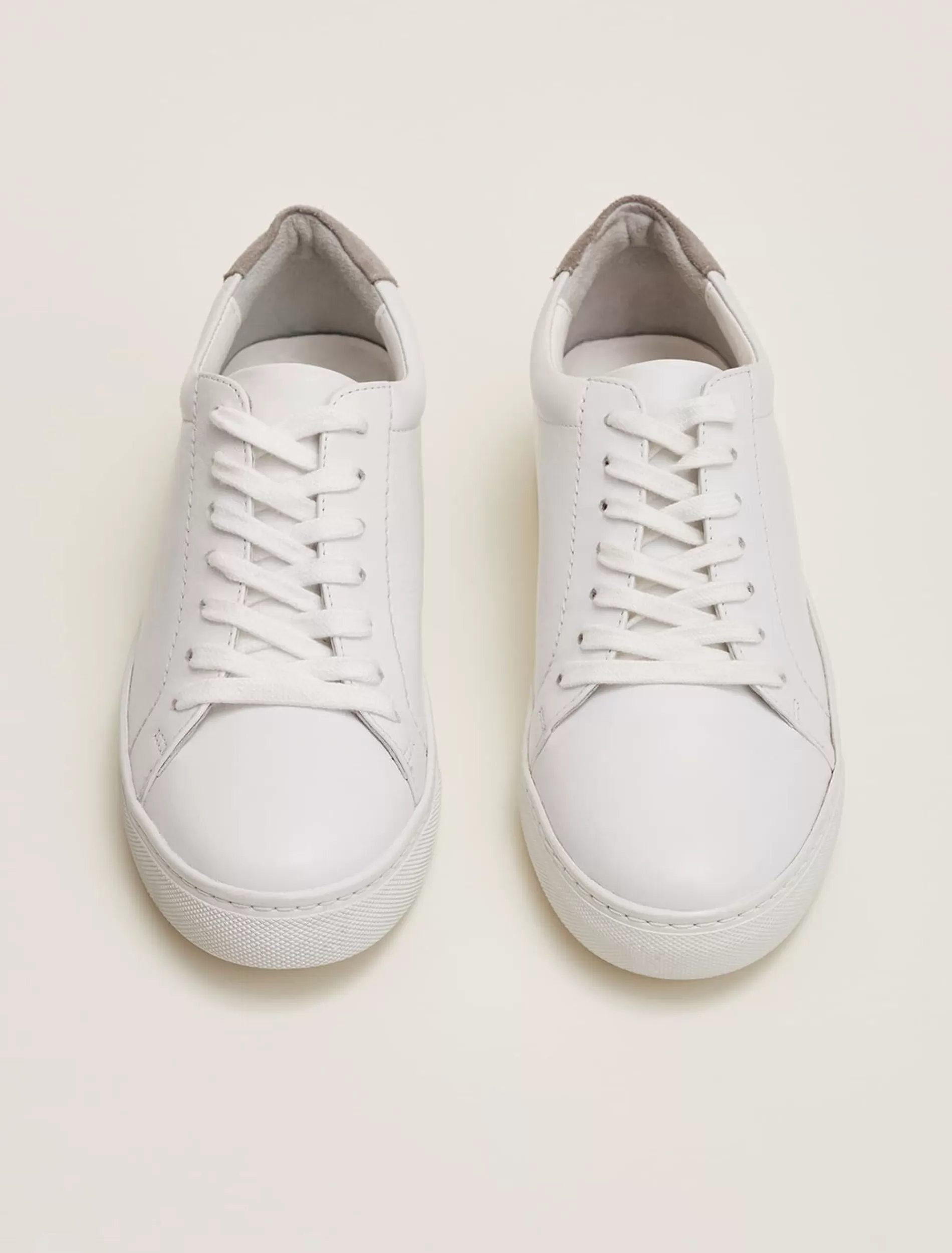 Phase Eight Fleur Leather Trainers White Shop