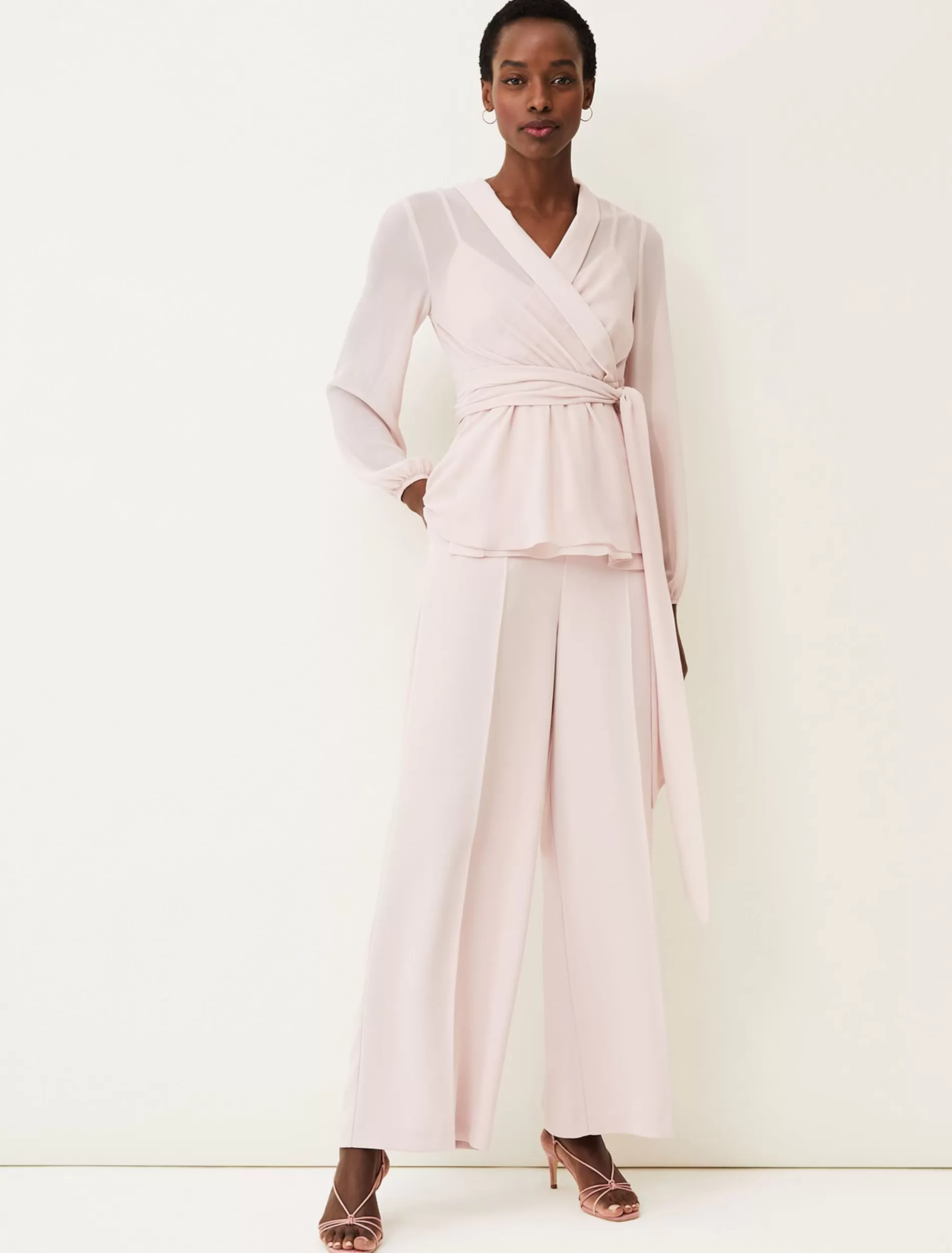 Phase Eight Florentine Co-Ord Trousers Antique Rose Fashion