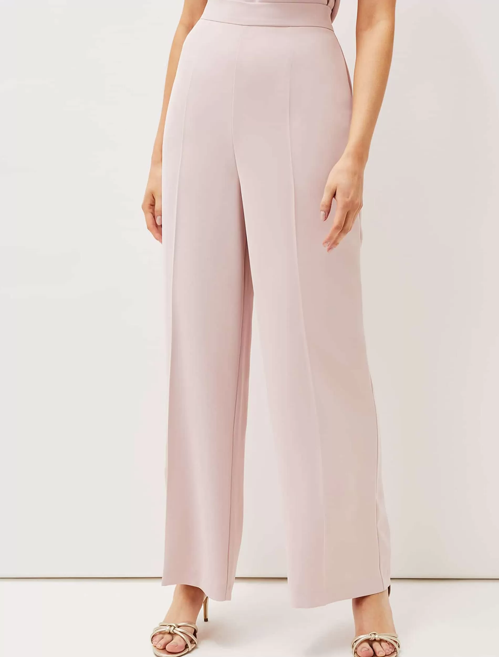 Phase Eight Florentine Wide Leg Co-Ord Trouser Antique Rose Best Sale