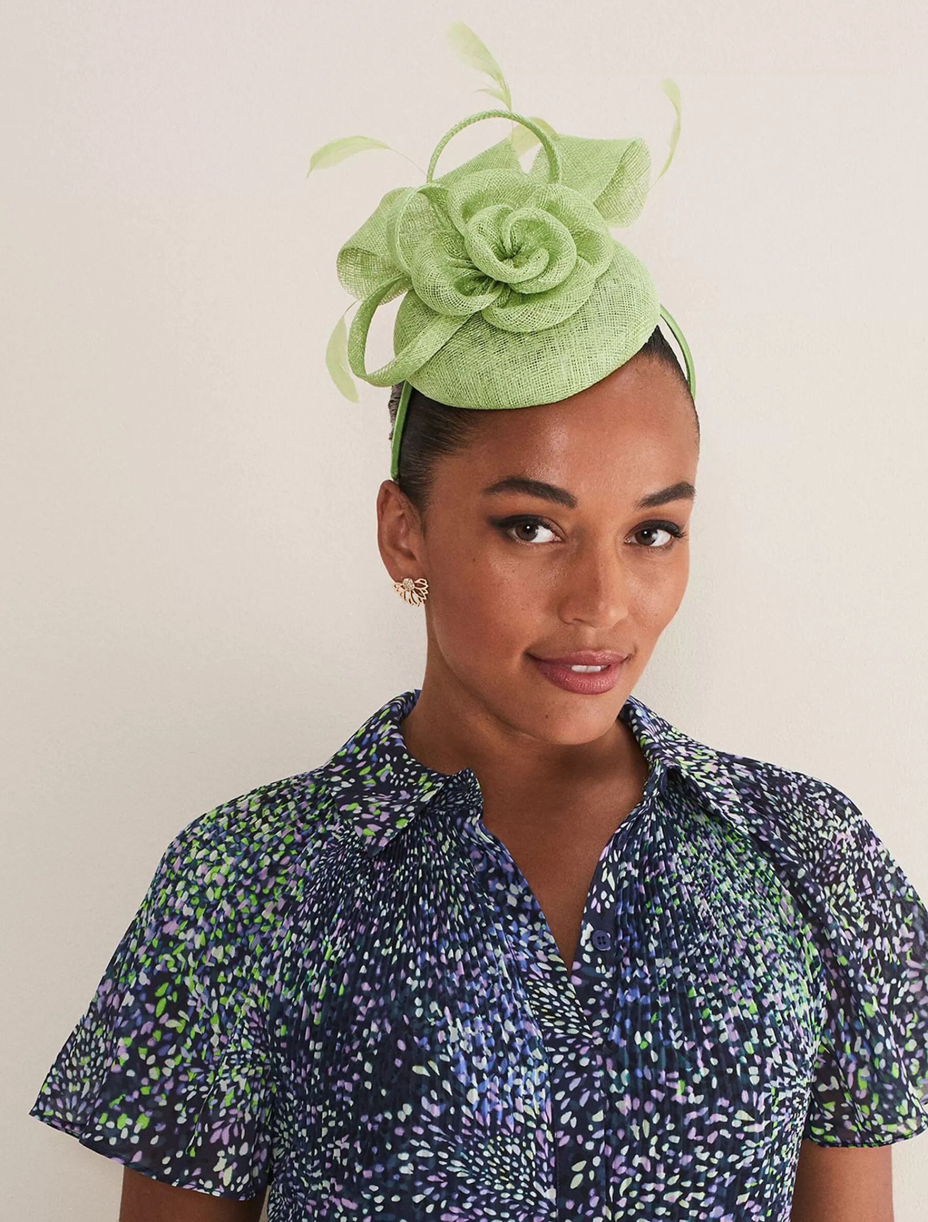 Phase Eight Flower Pillbox Apple Green Sale