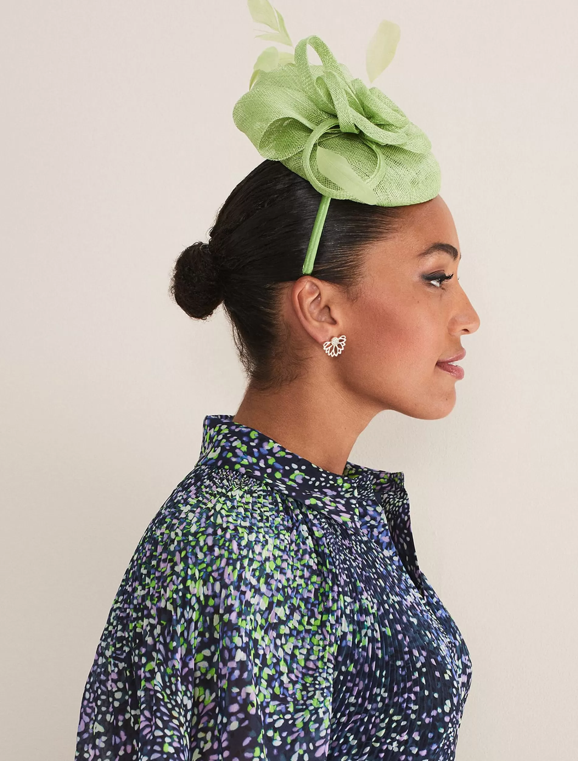 Phase Eight Flower Pillbox Apple Green Sale