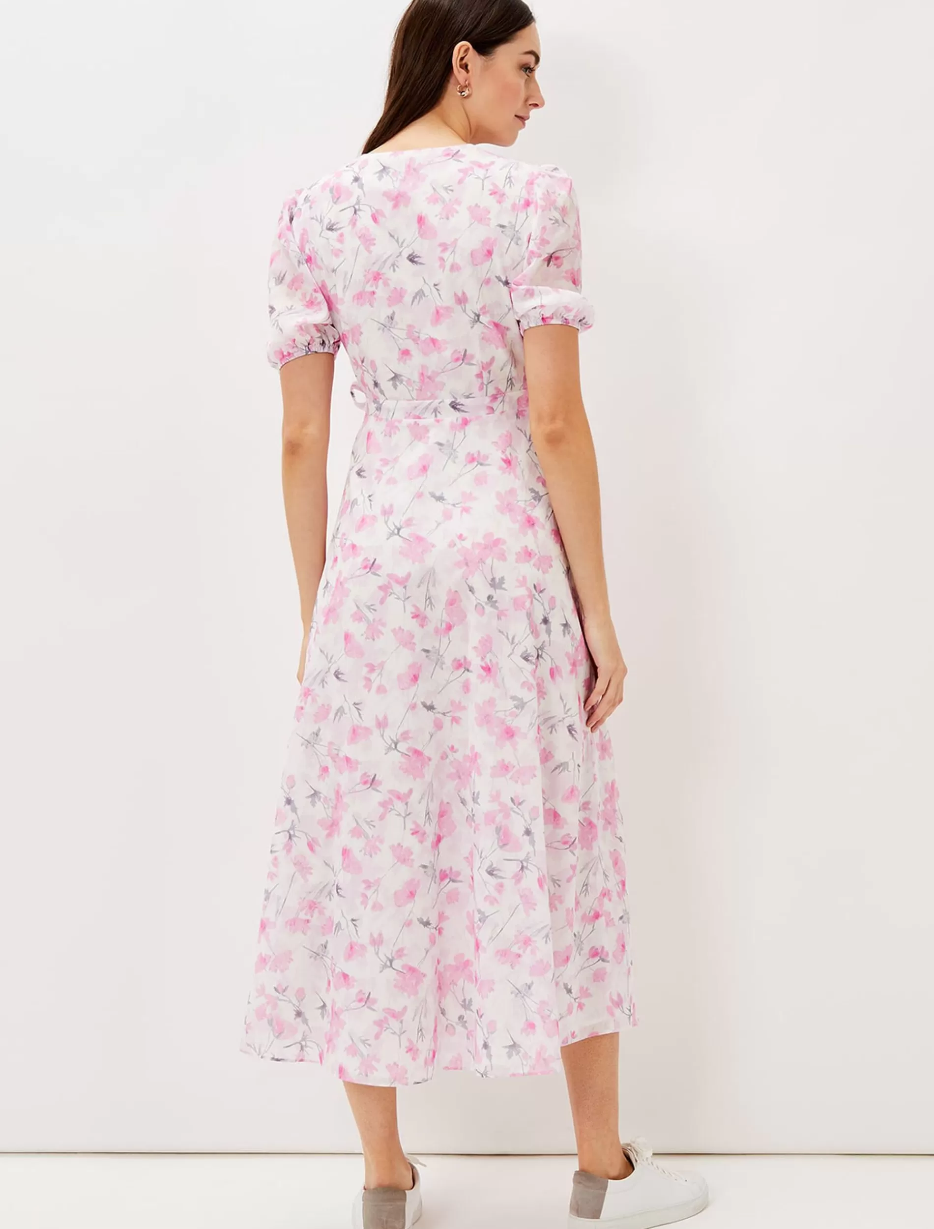 Phase Eight Gabriella Floral Wrap Dress Pink Multi Online