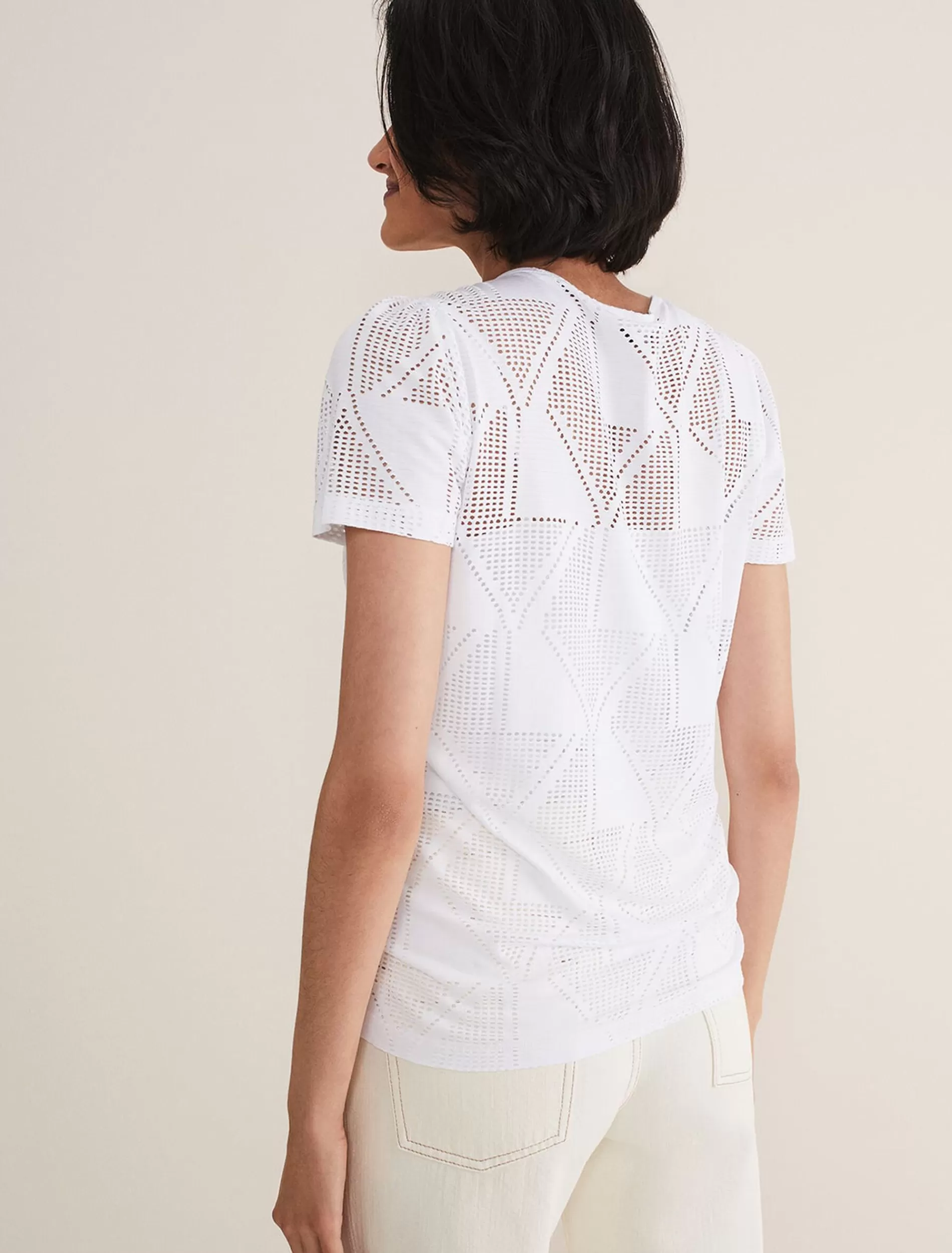 Phase Eight Gemima Ruched Front Top White Online